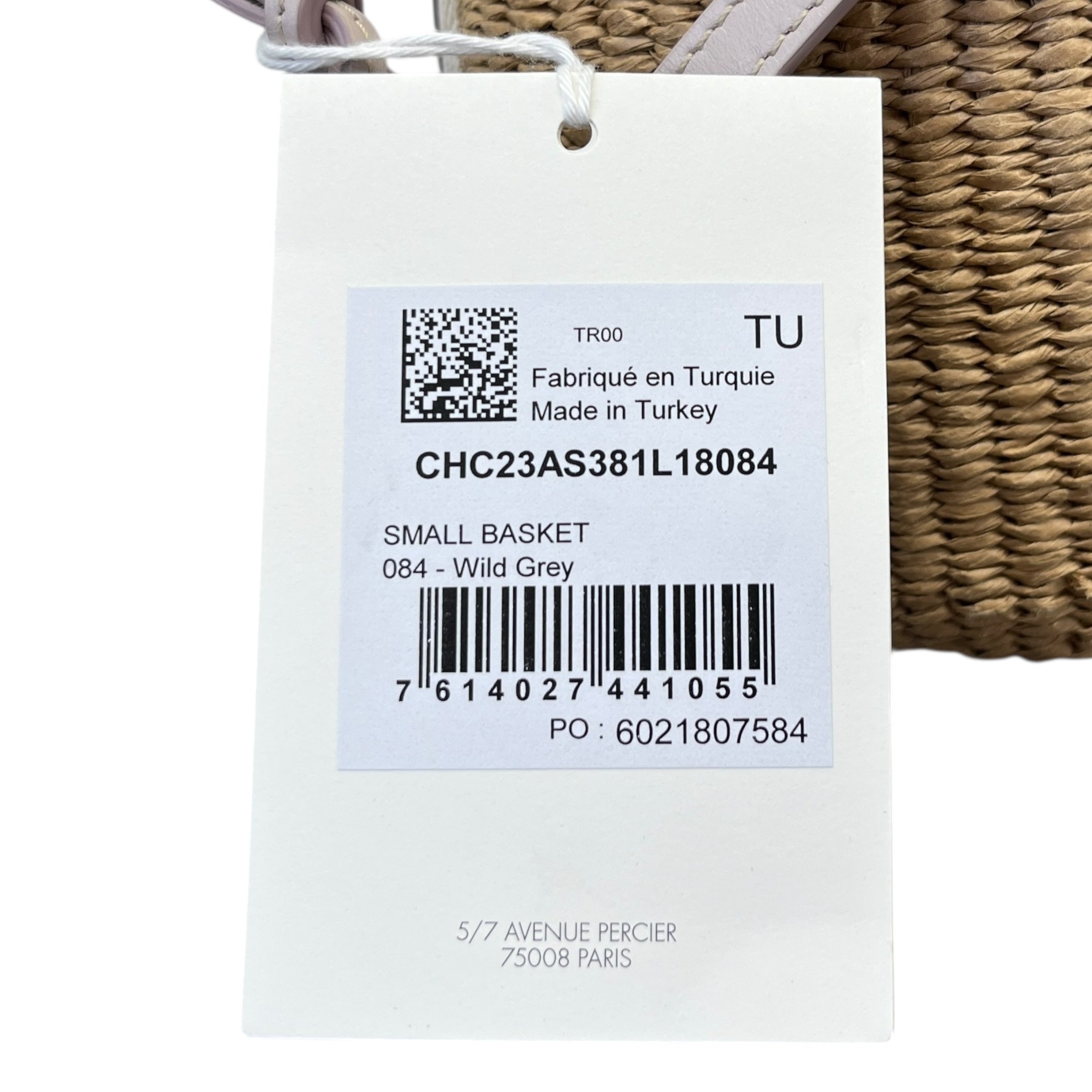 Women's Small Woody Basket Bag Beige