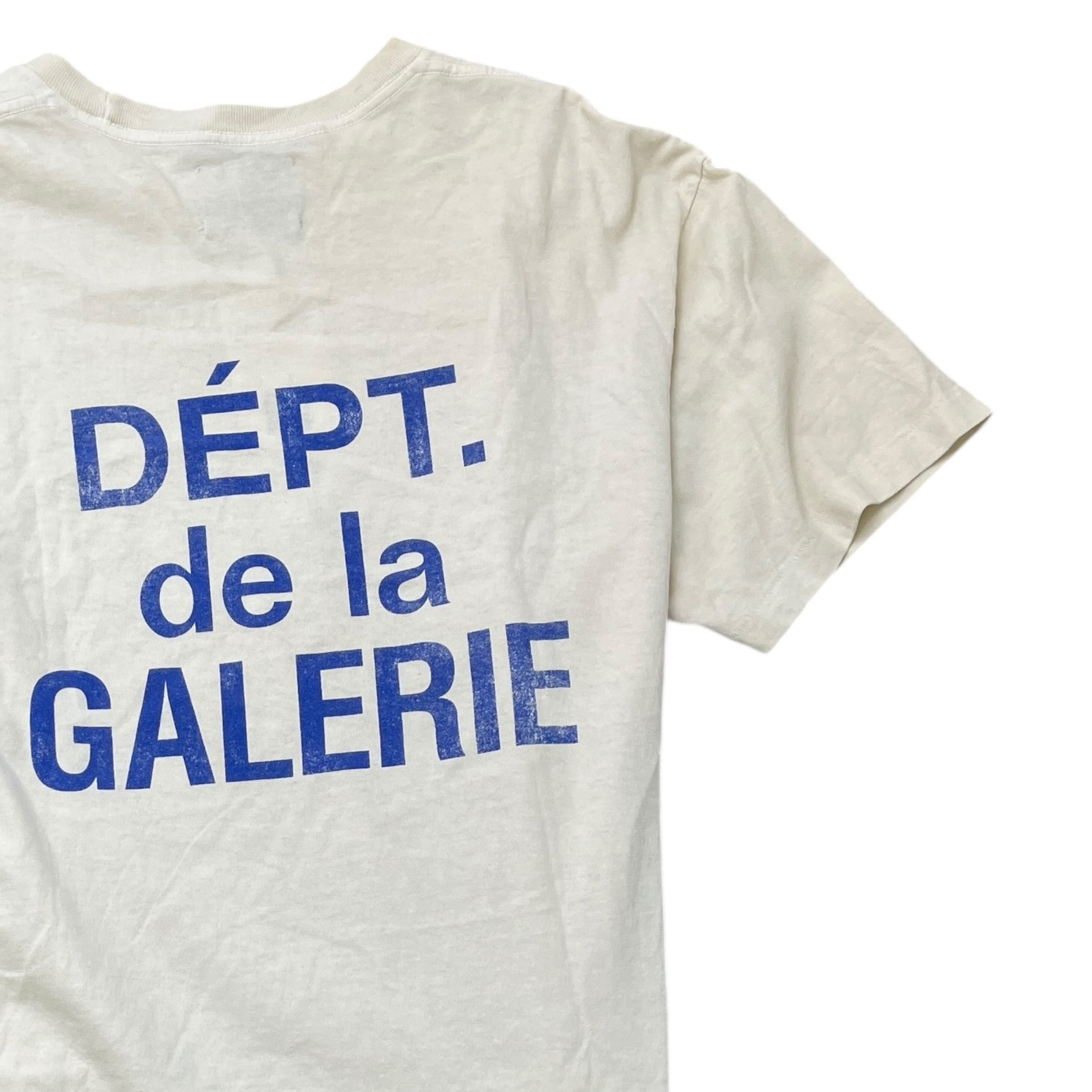 Men's Logo Print T-Shirt Cream Size M