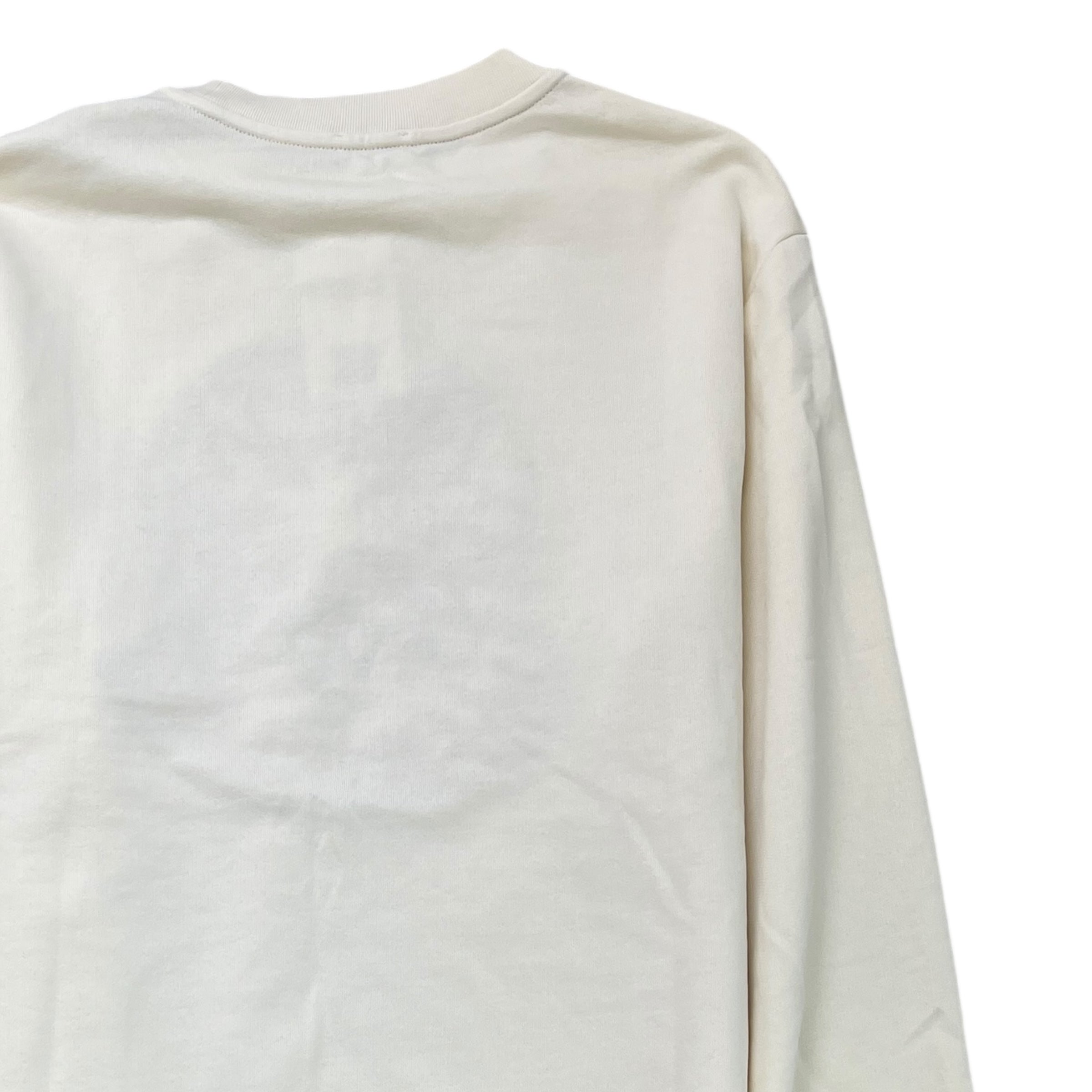 Men's Maglia Girocollo Sweatshirt Cream Size L