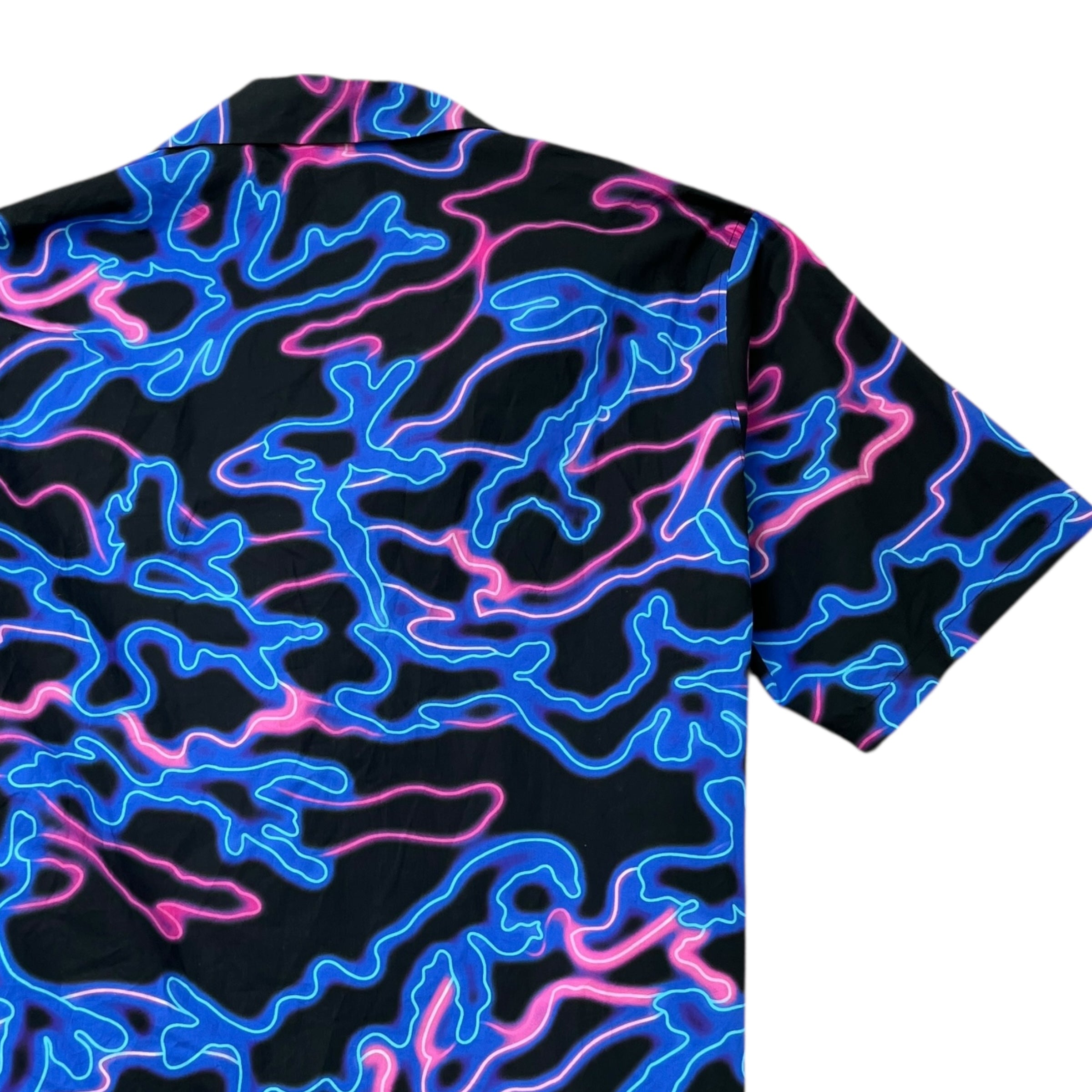 Men's Neo Camo Print T-Shirt Black Size IT 50 / UK L