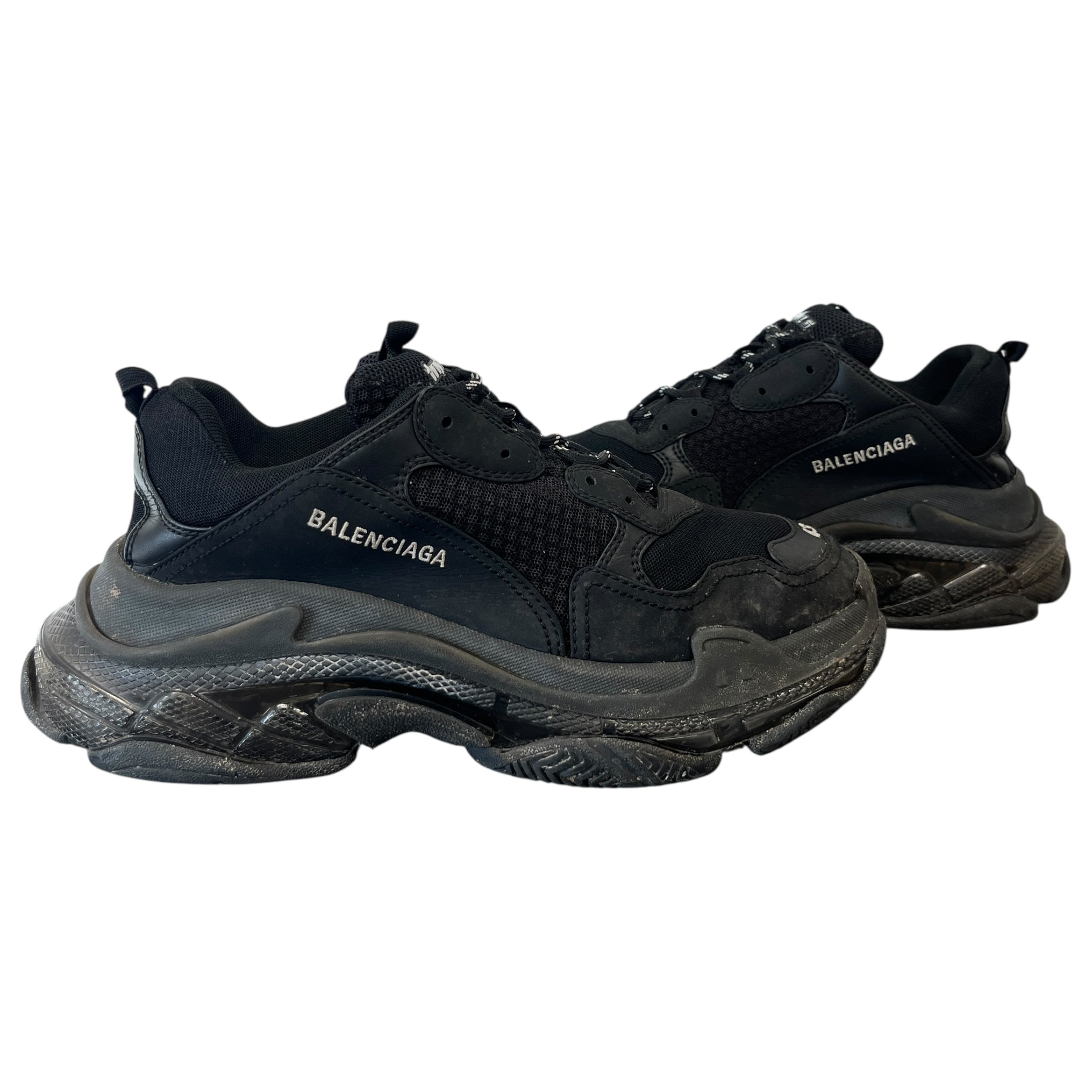 Men's Triple S Low Trainers Black Size EU 43 / UK 9