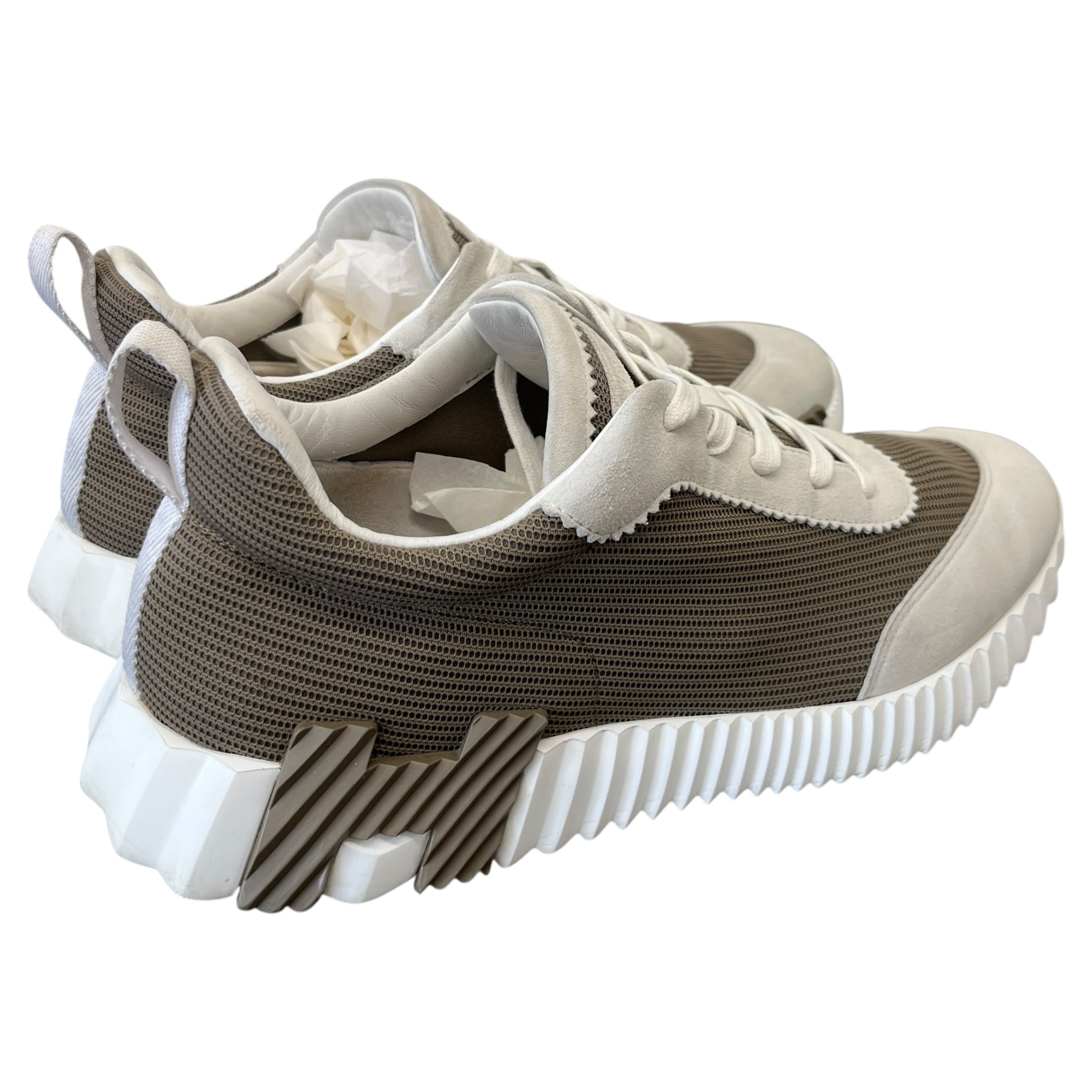 Men's Bouncing Low Trainers Khaki Size EU 42 / UK 8