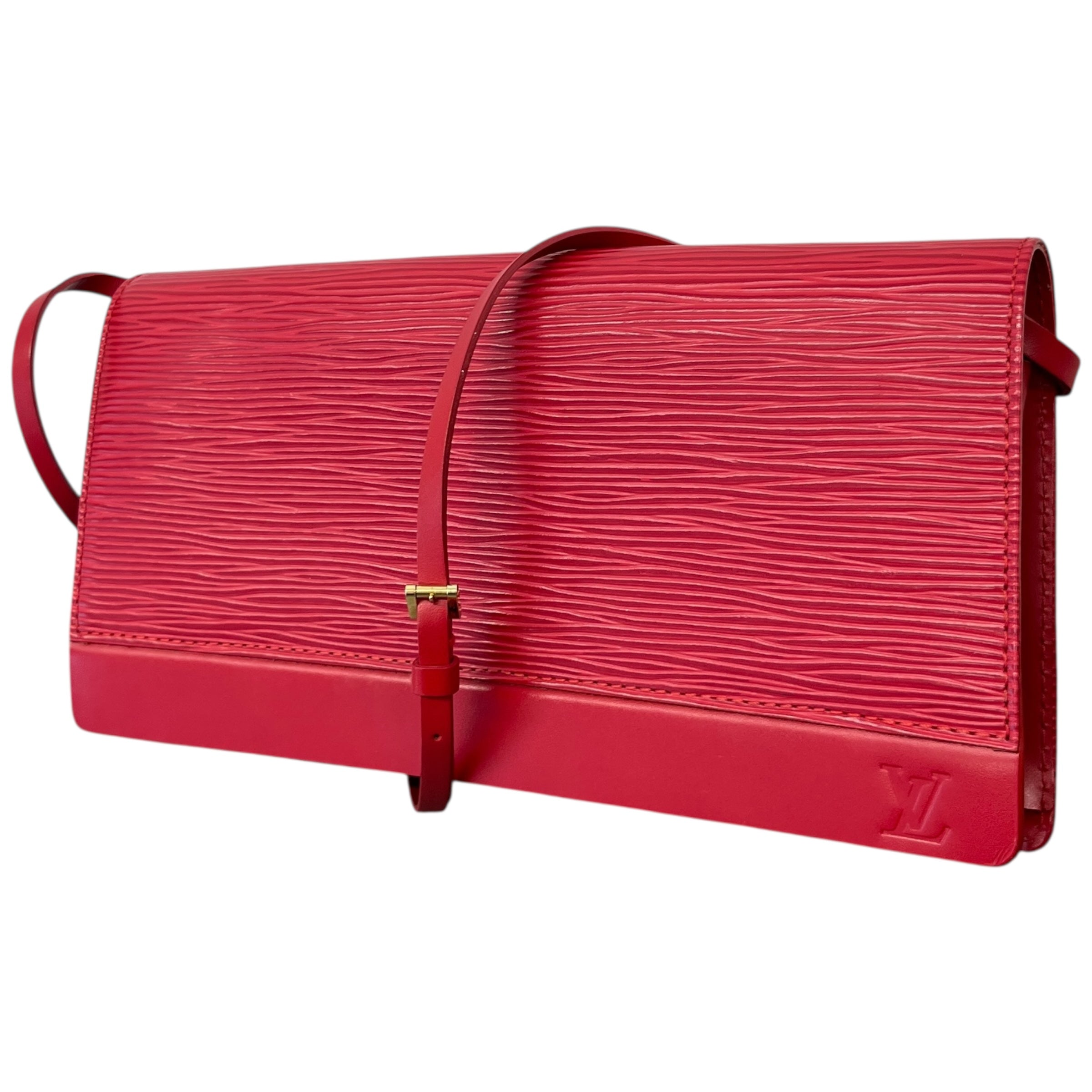 Women's Epi Honfleur Handbag Red