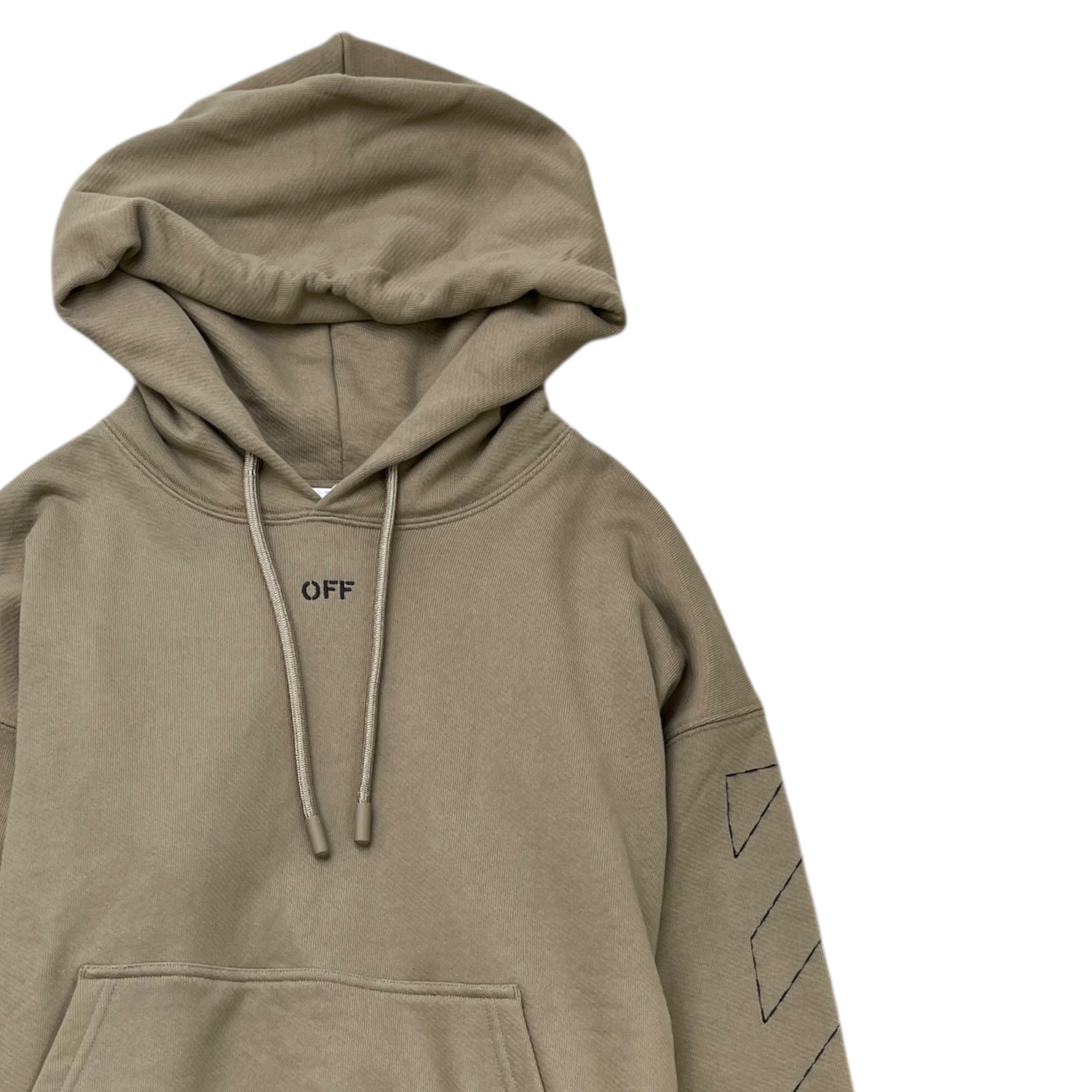 Men's Stitch Skate Hoodie Khaki Size M