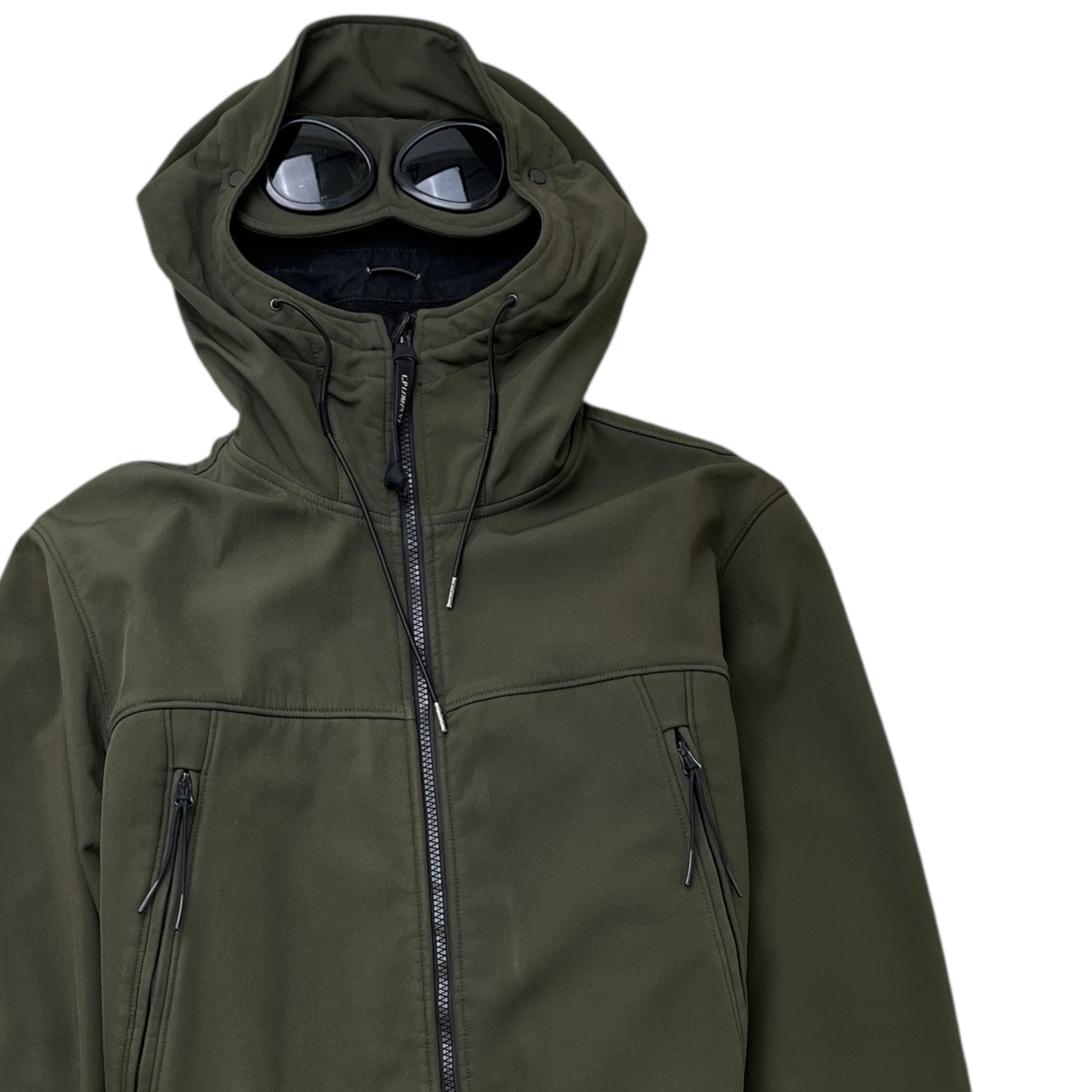 Men's Goggle Shell Jacket Khaki Size IT 52 / XL