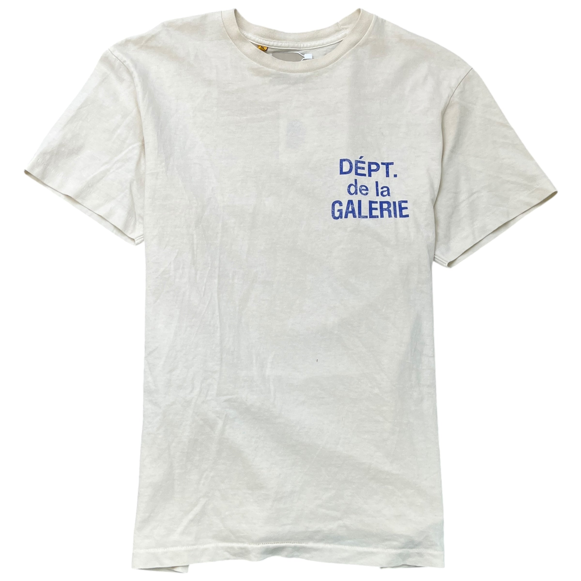 Men's Logo Print T-Shirt Cream Size M