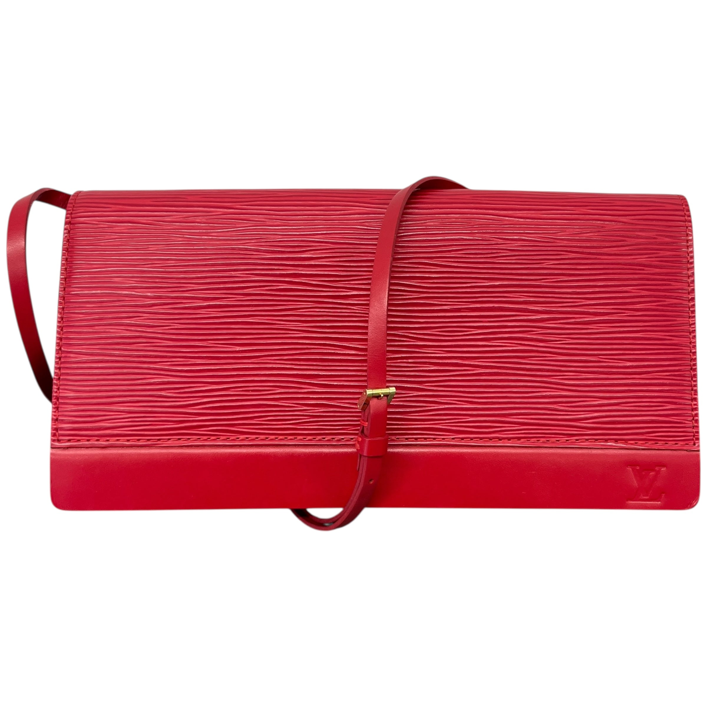 Women's Epi Honfleur Handbag Red