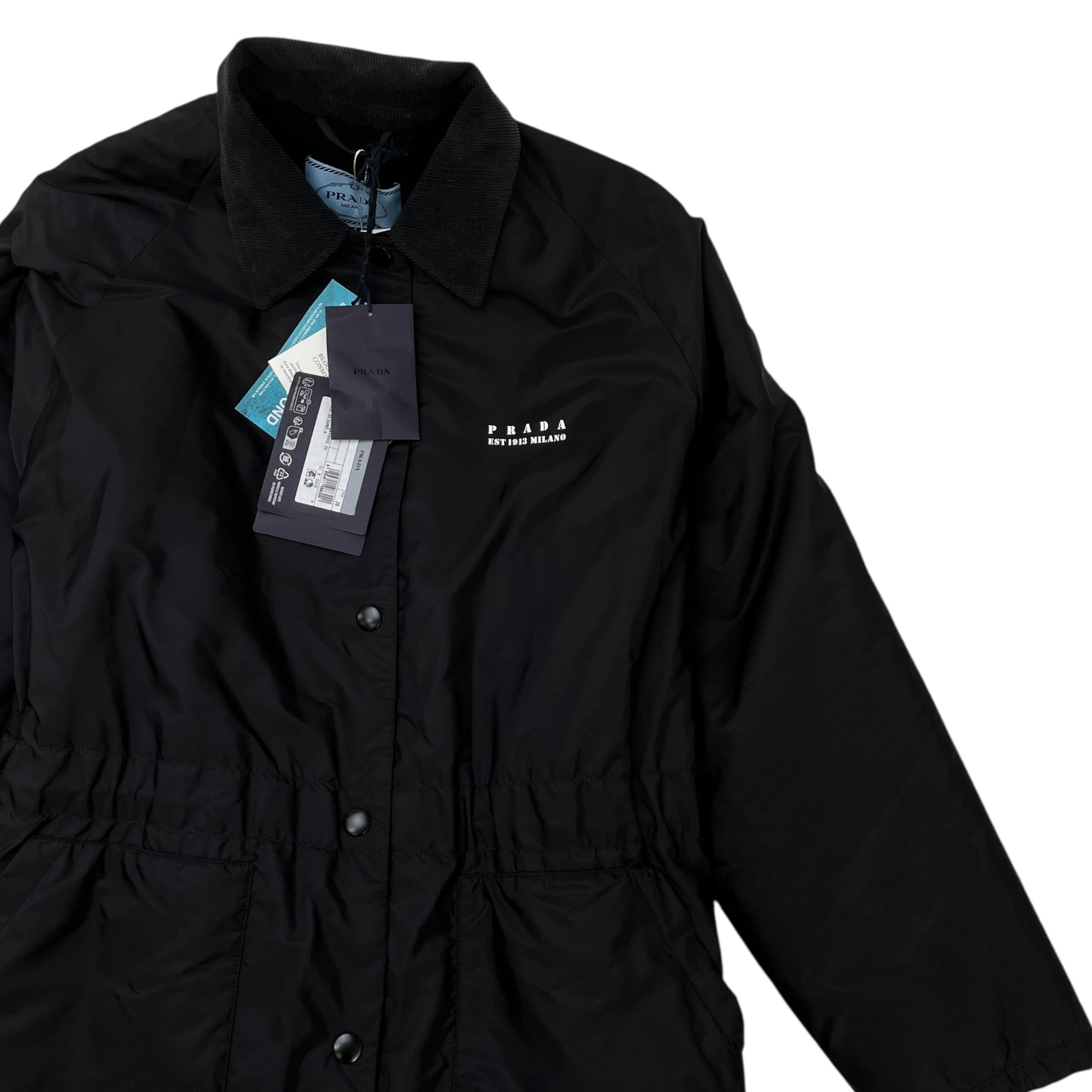 Women's Re-Nylon Piuma Down Jacket Black Size IT 38 / UK 6