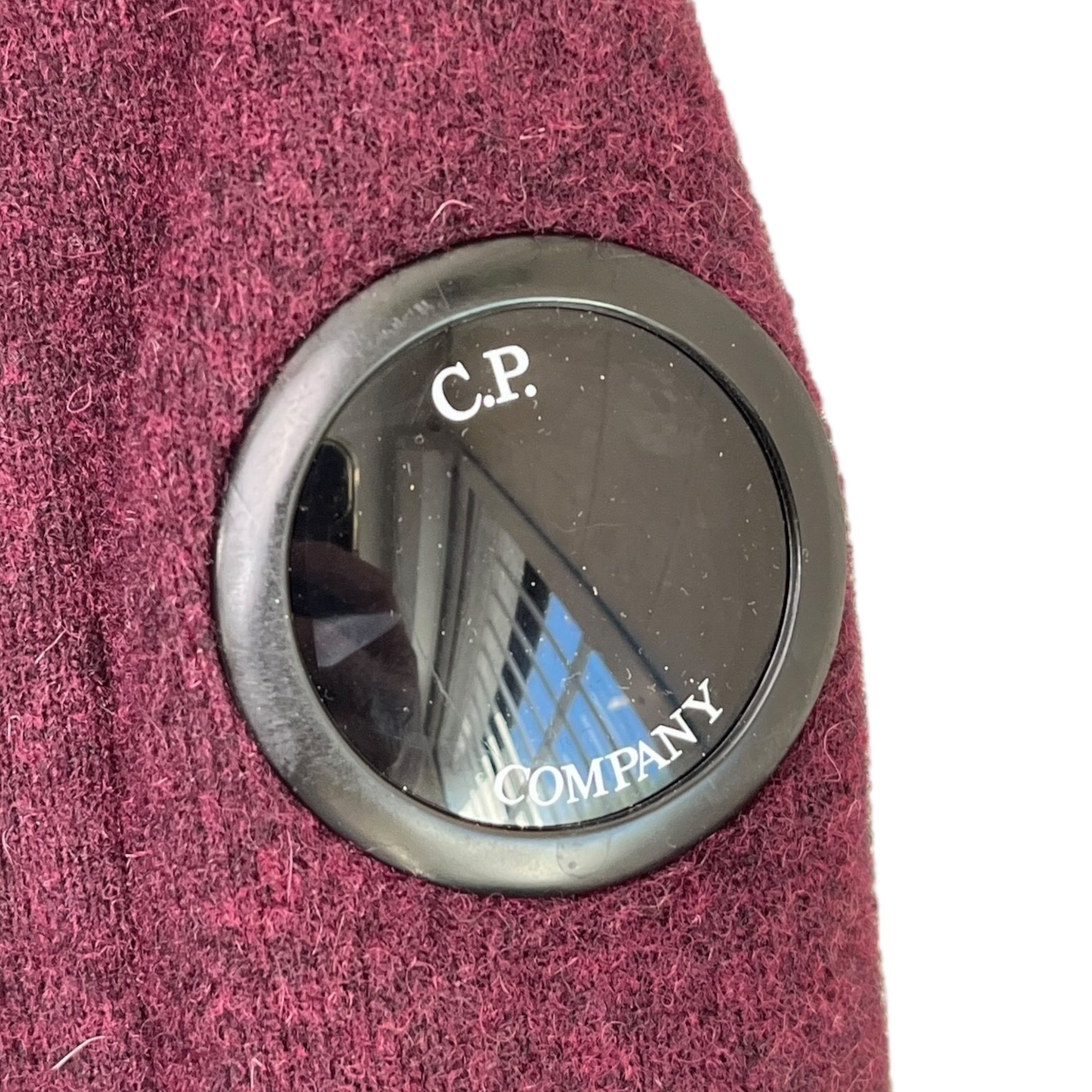 Men's Lens Hoodie Burgundy Size IT 50 / UK L