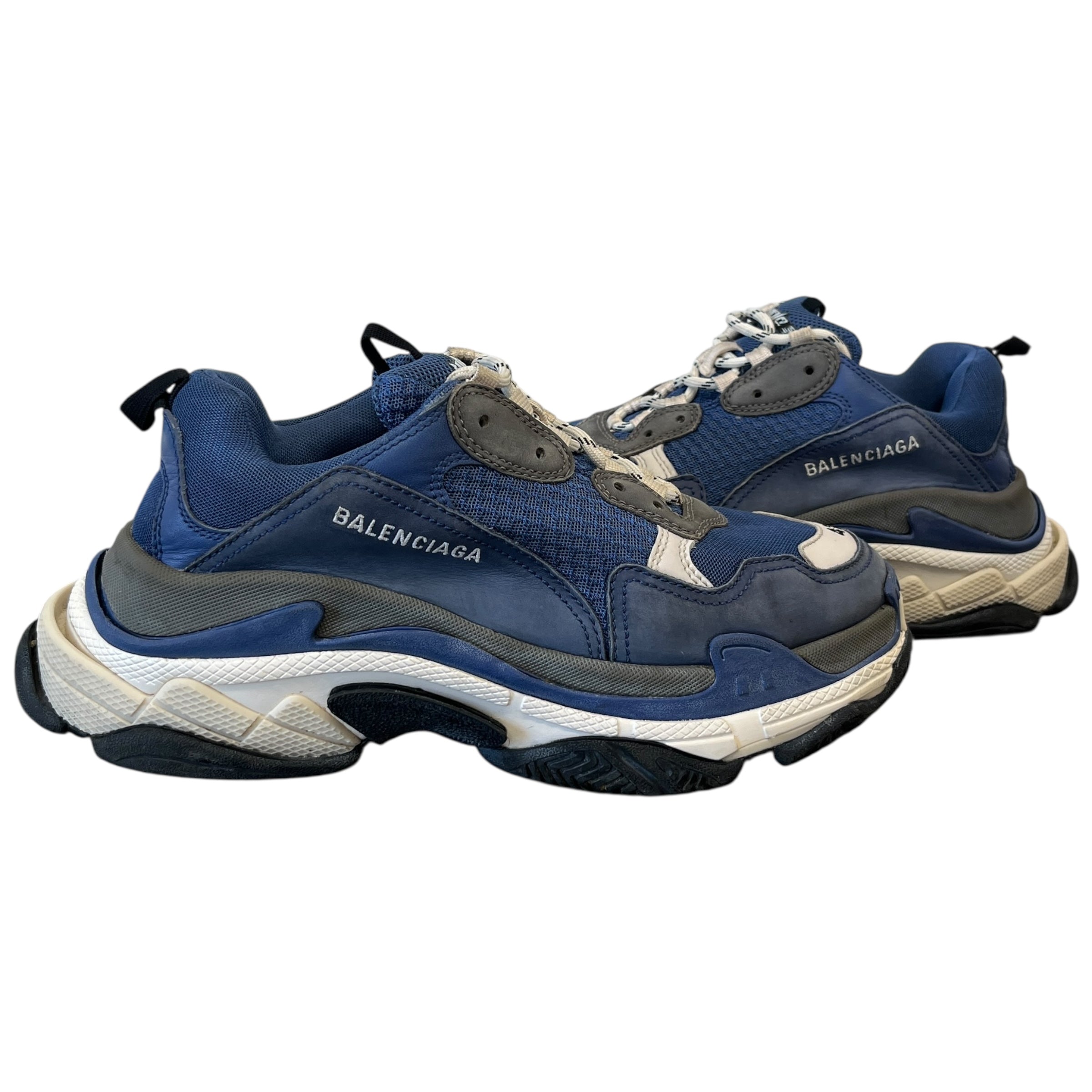 Men's Triple S Low Trainers Blue Size EU 42 / UK 8
