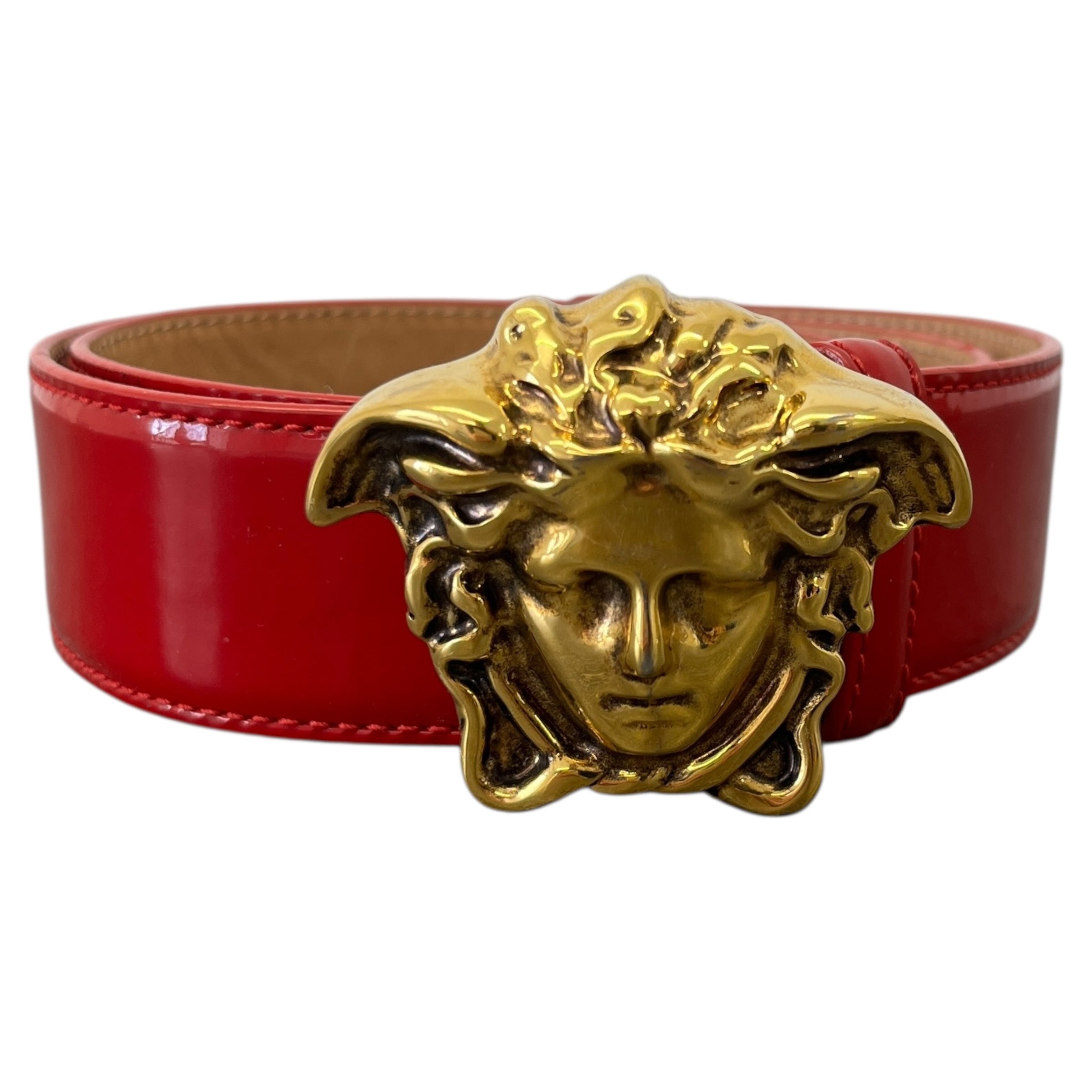 Men's Medusa Belt Red