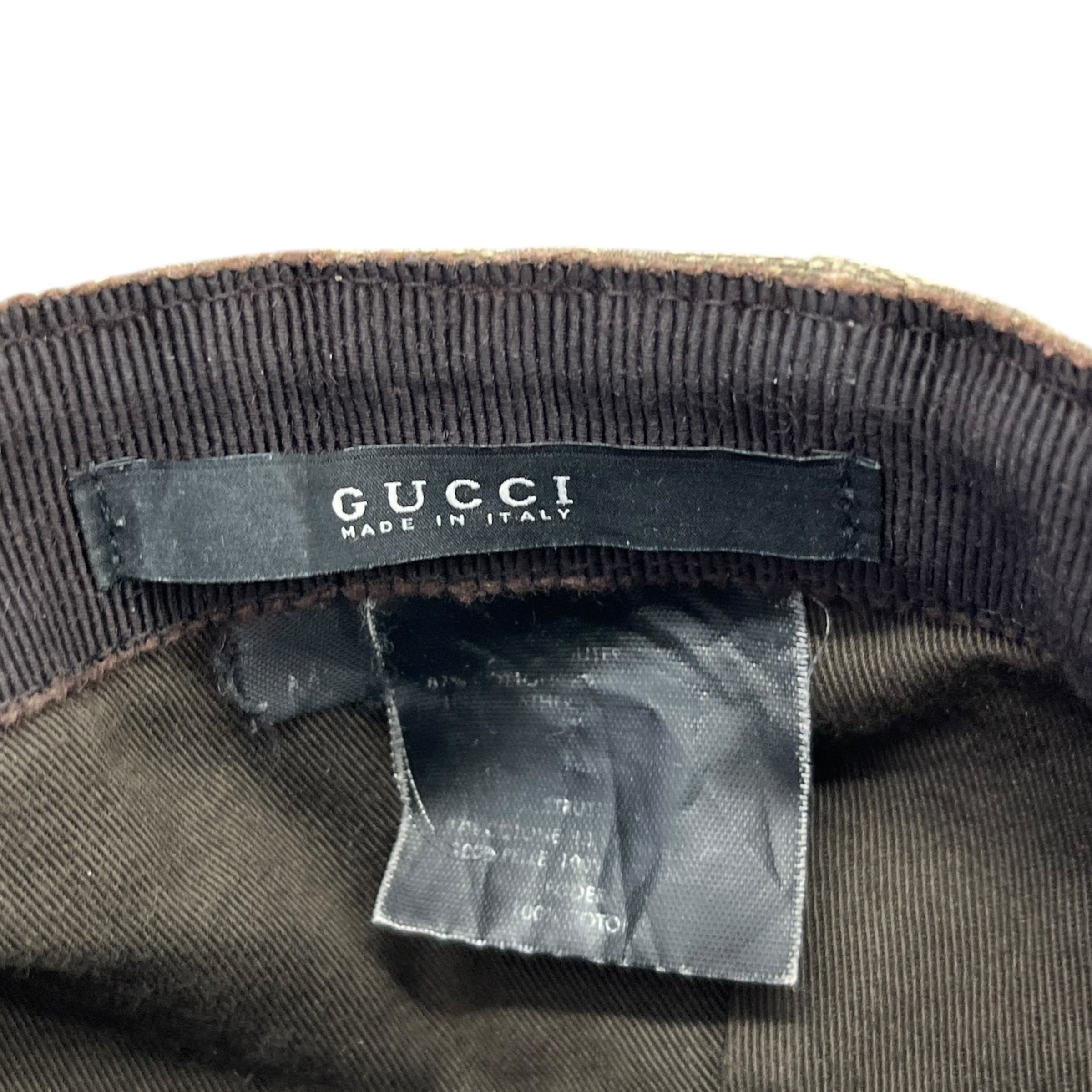 Men's Gg Supreme Cap Brown