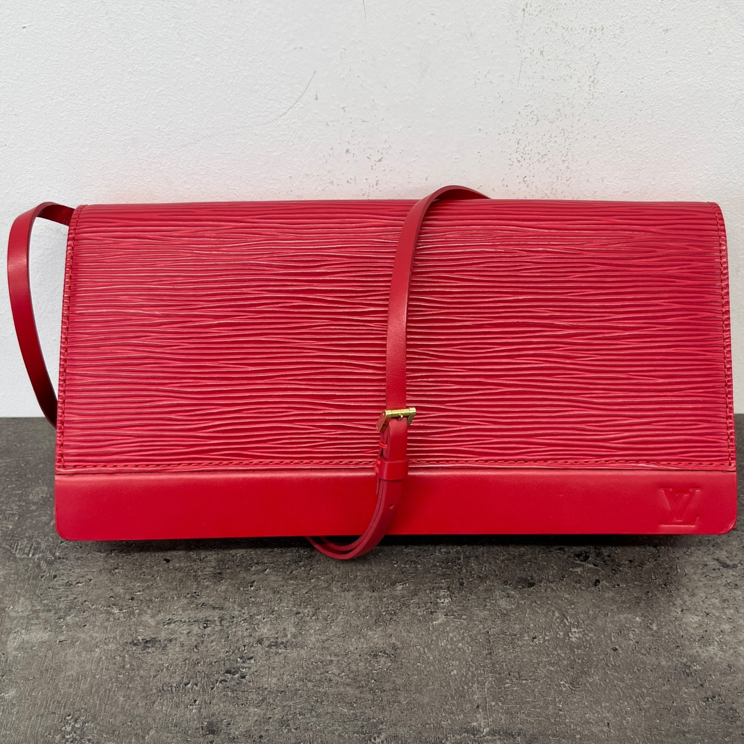 Women's Epi Honfleur Handbag Red