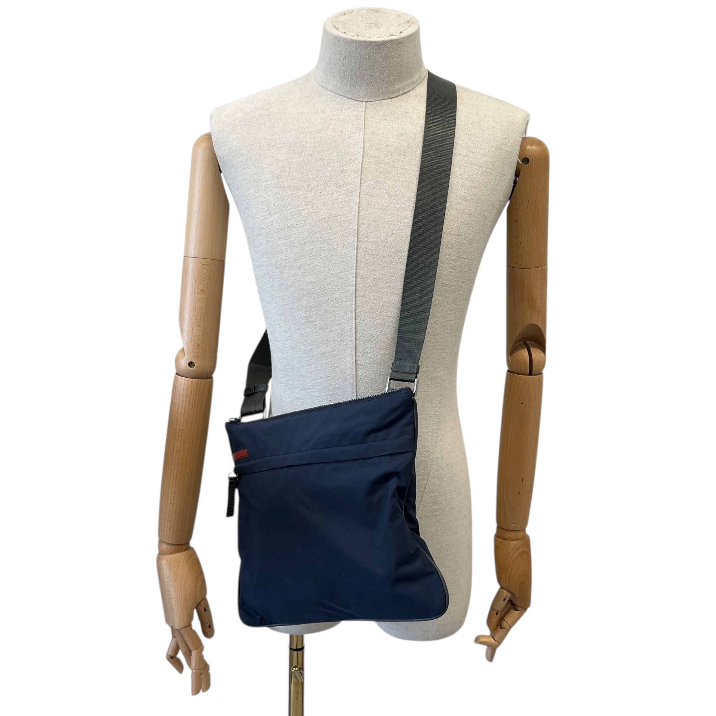 Men's Linear Rosa Messenger Bag Blue