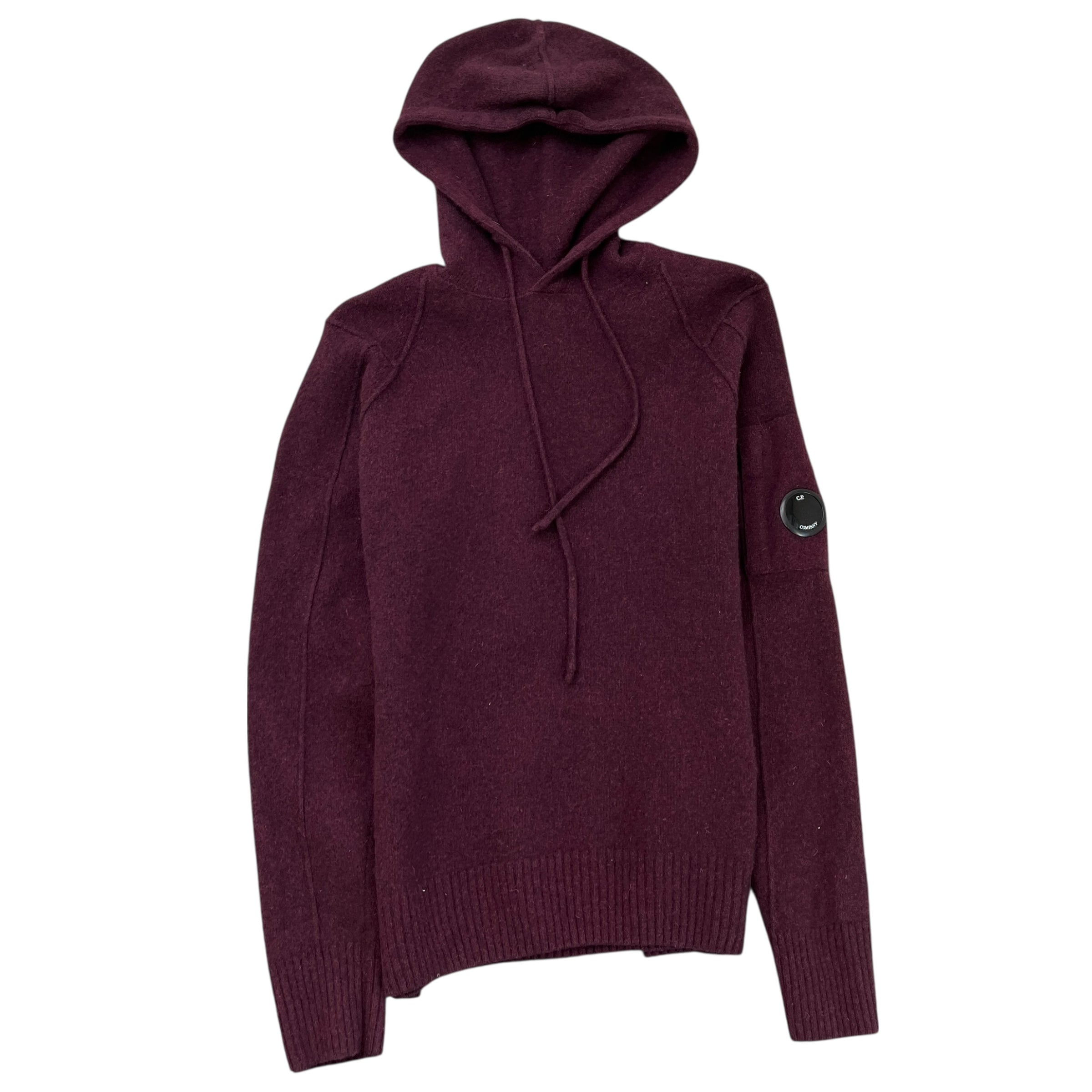 Men's Lens Hoodie Burgundy Size IT 50 / UK L