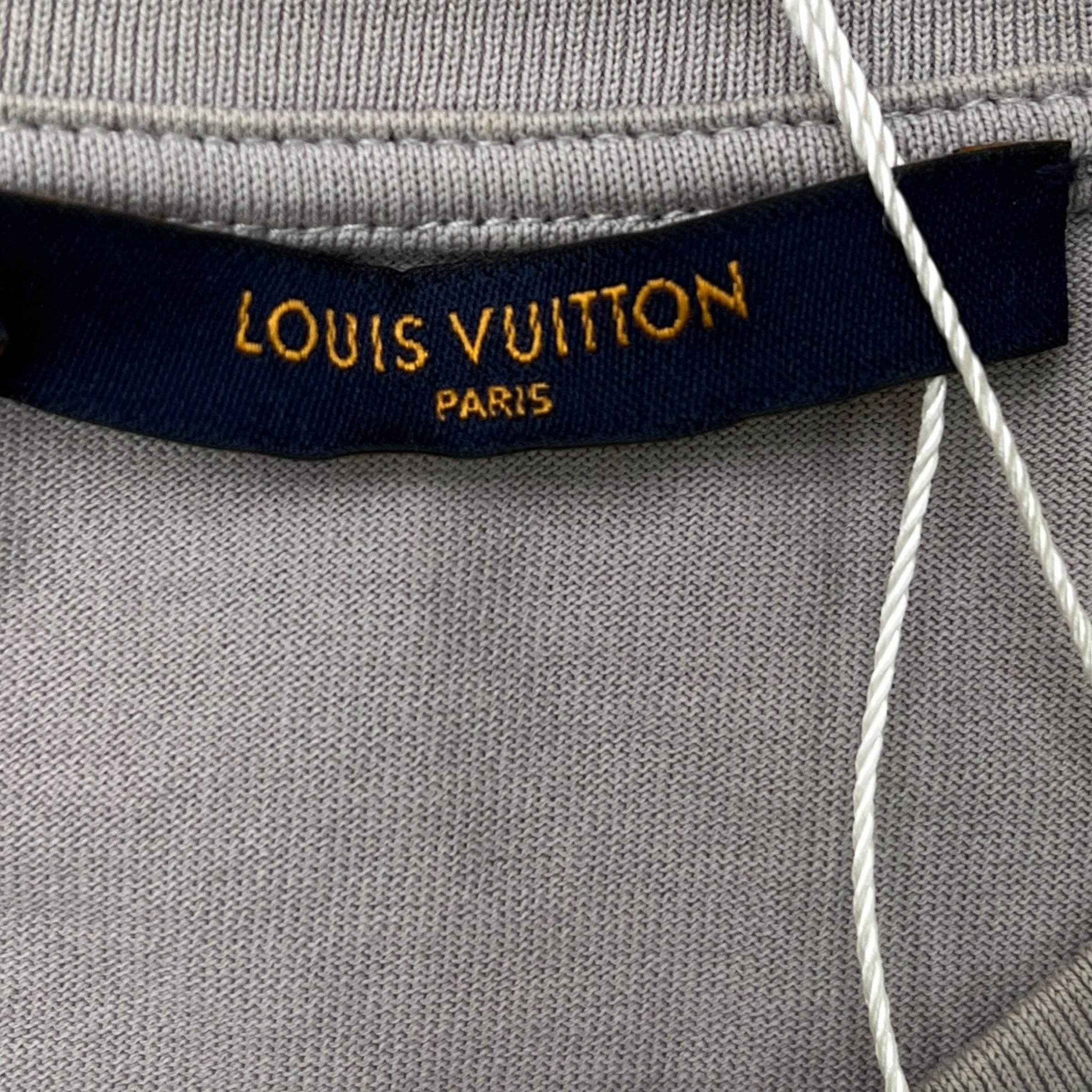 Men's Monogram Gradient T-Shirt Grey Size XS