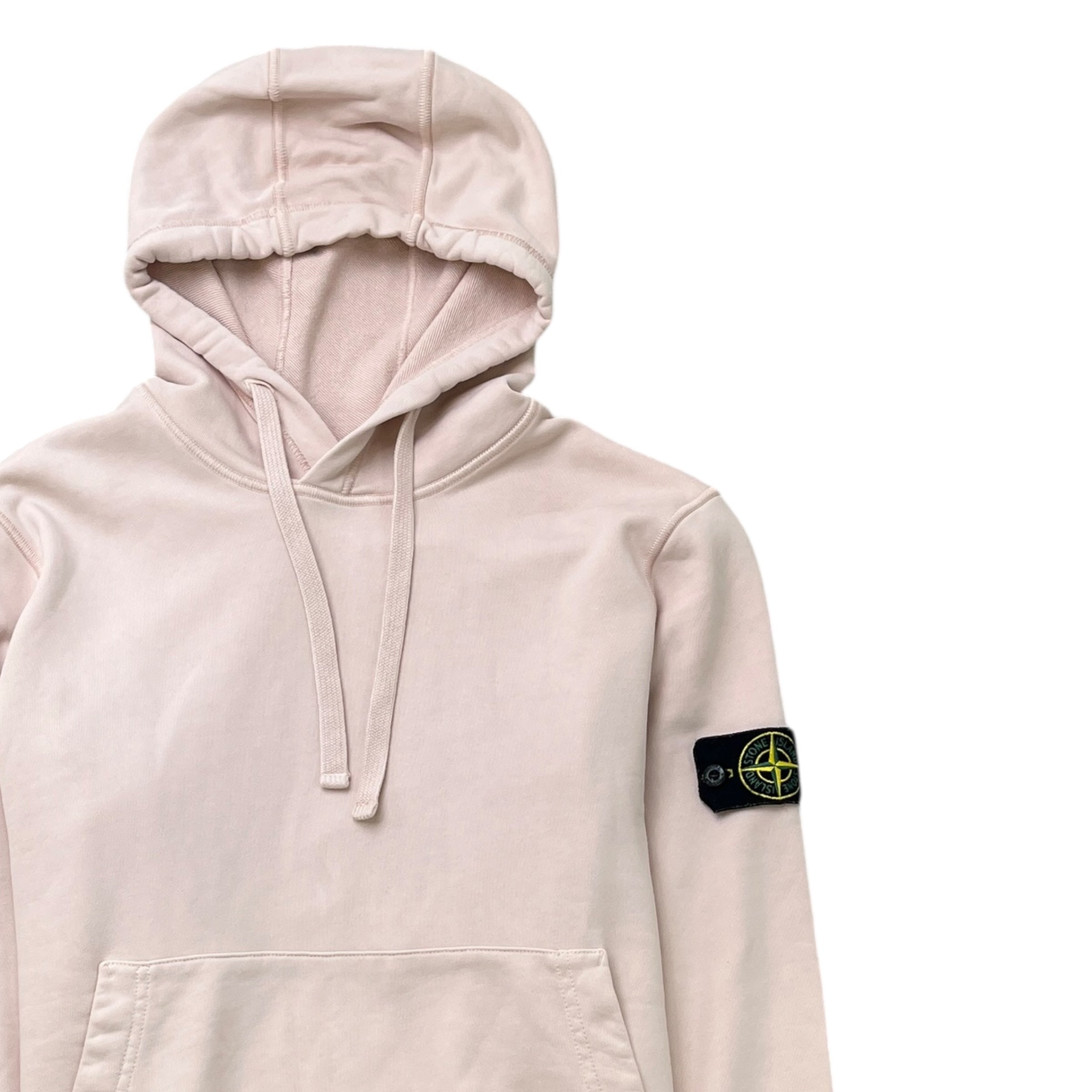 Men's Applique Logo Hoodie Pink Size M