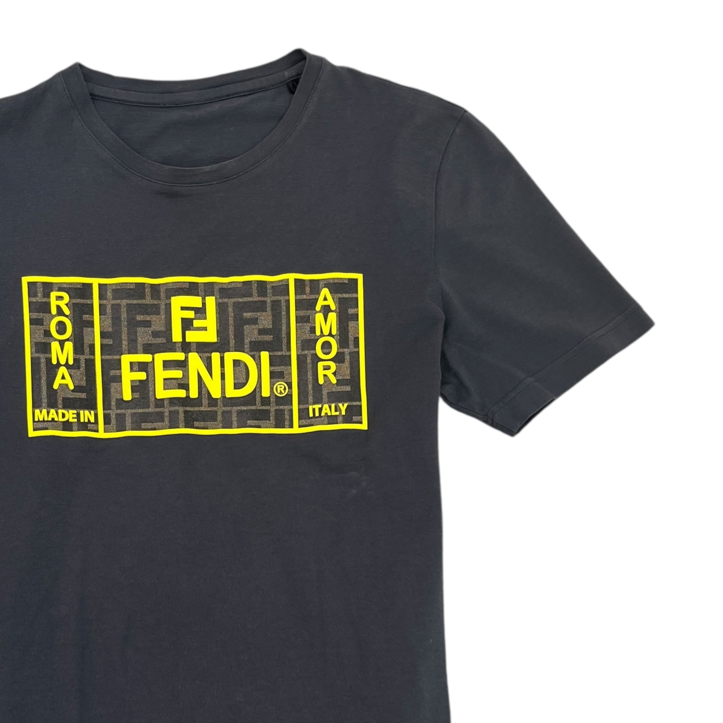 Men's Ff Logo T-Shirt Charcoal Size XS