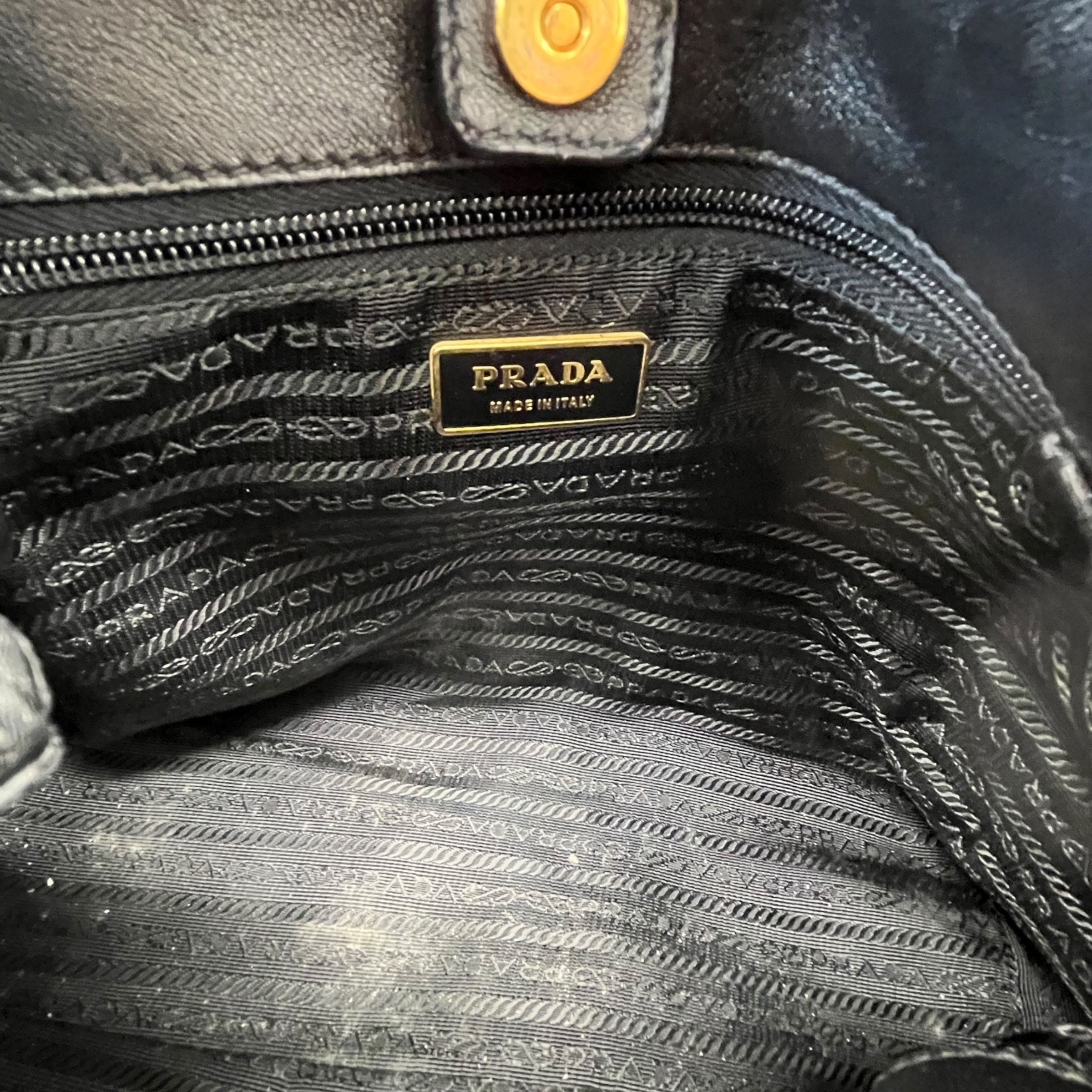 Women's Nylon Roses Handbag Black