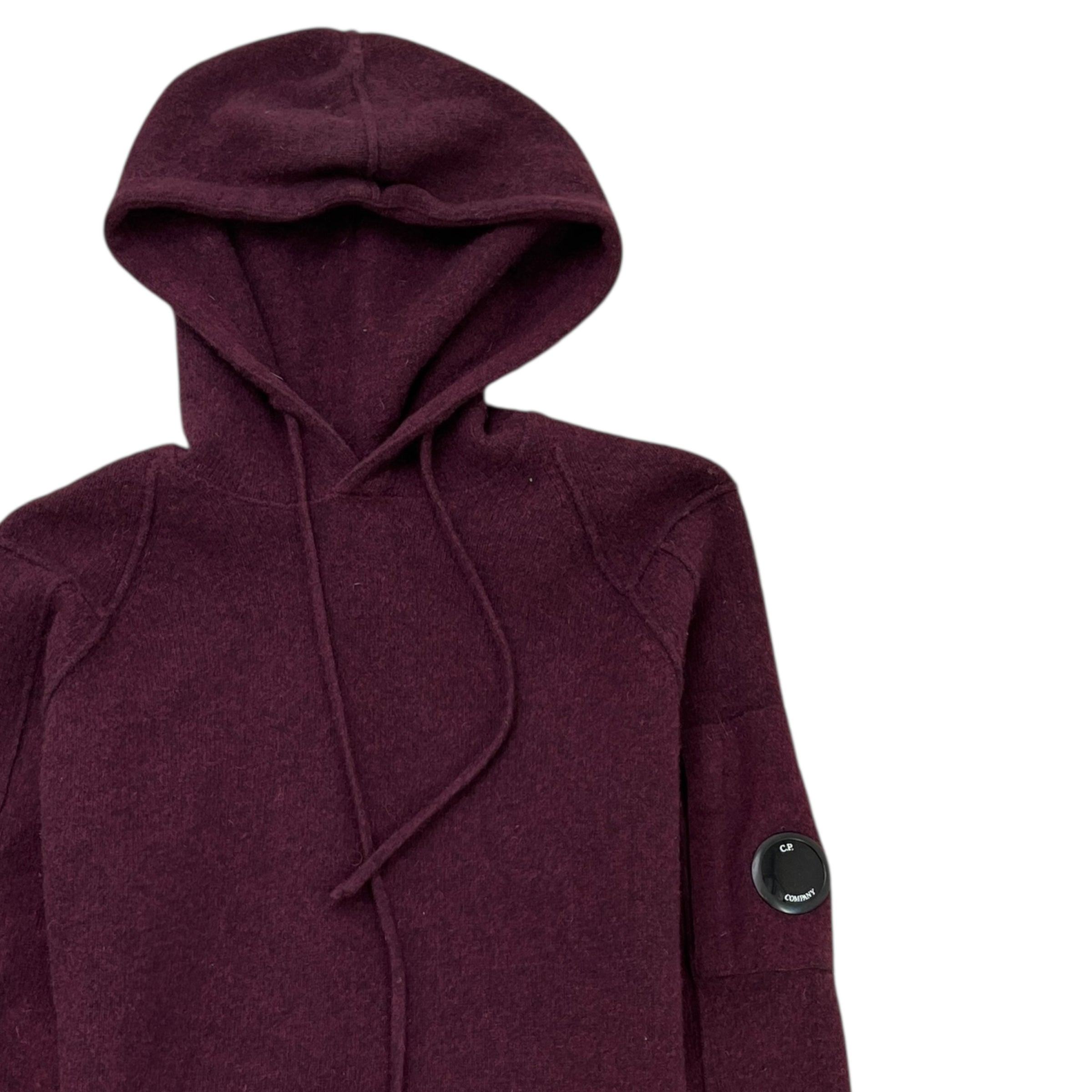 Men's Lens Hoodie Burgundy Size IT 50 / UK L