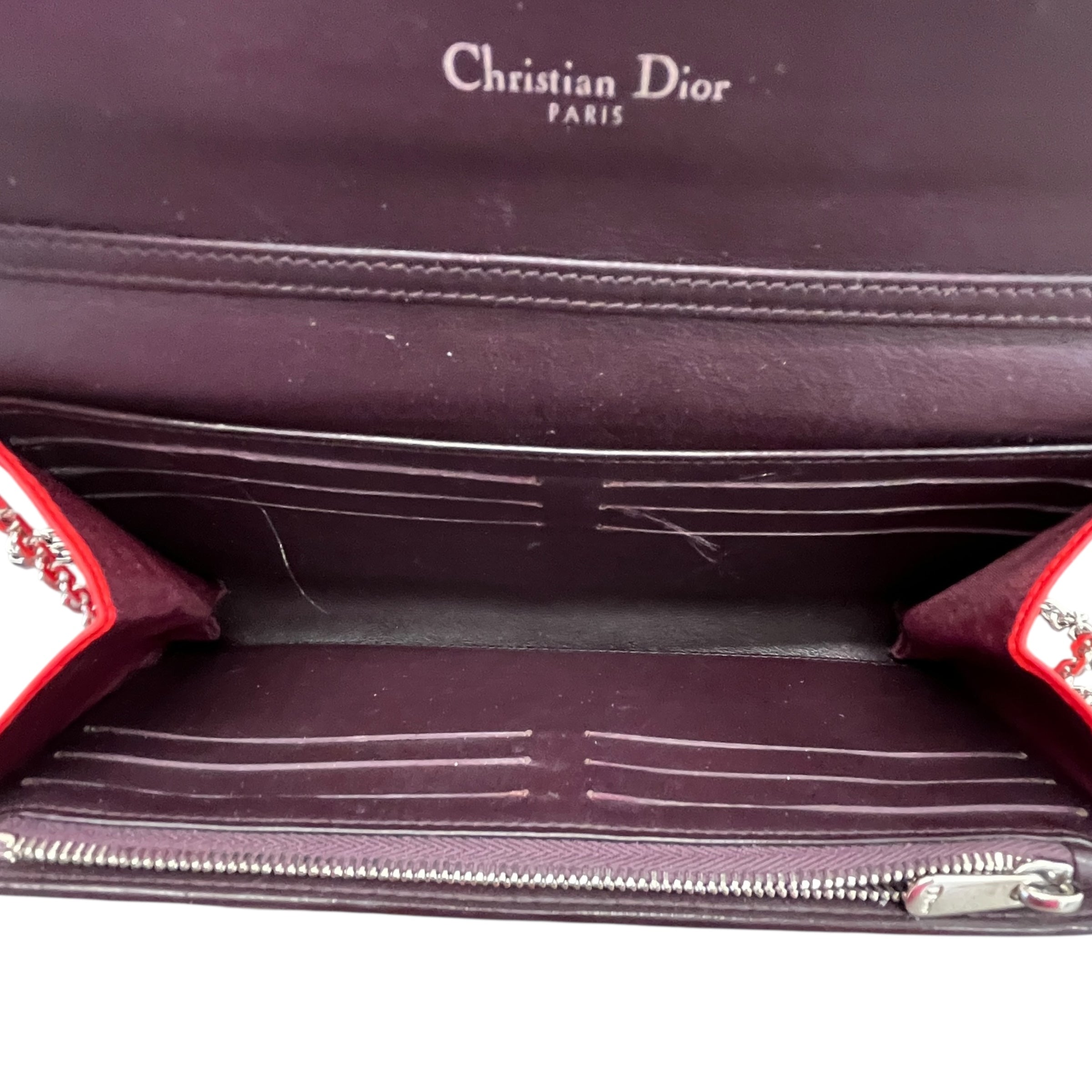 Women's Wallet On Chain Woc Bag Red