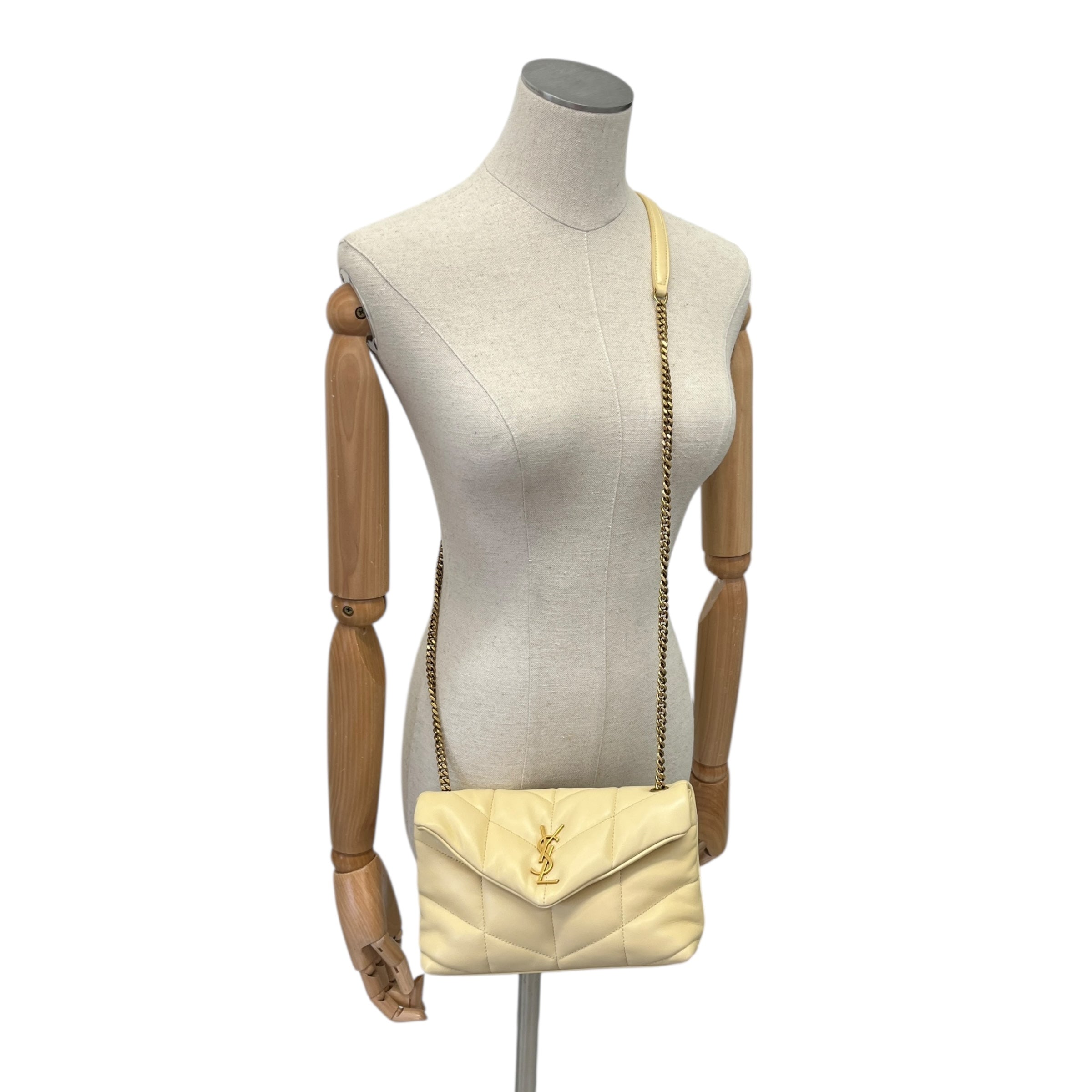 Women's Loulou Puffer Handbag Cream