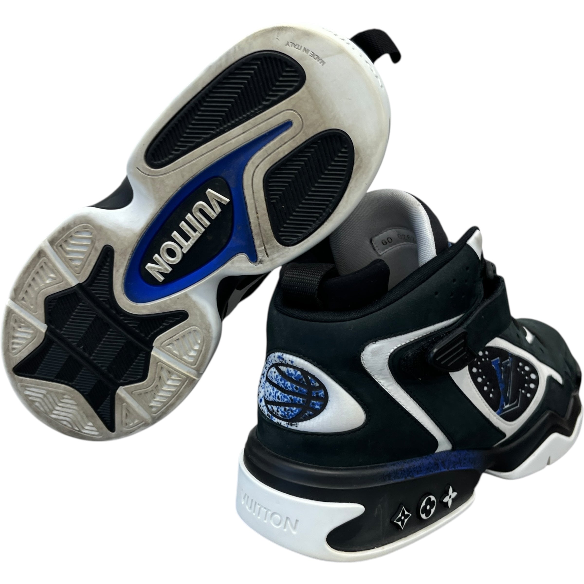 Men's Lv 2 High Trainers Blue Size EU 43 / UK 9