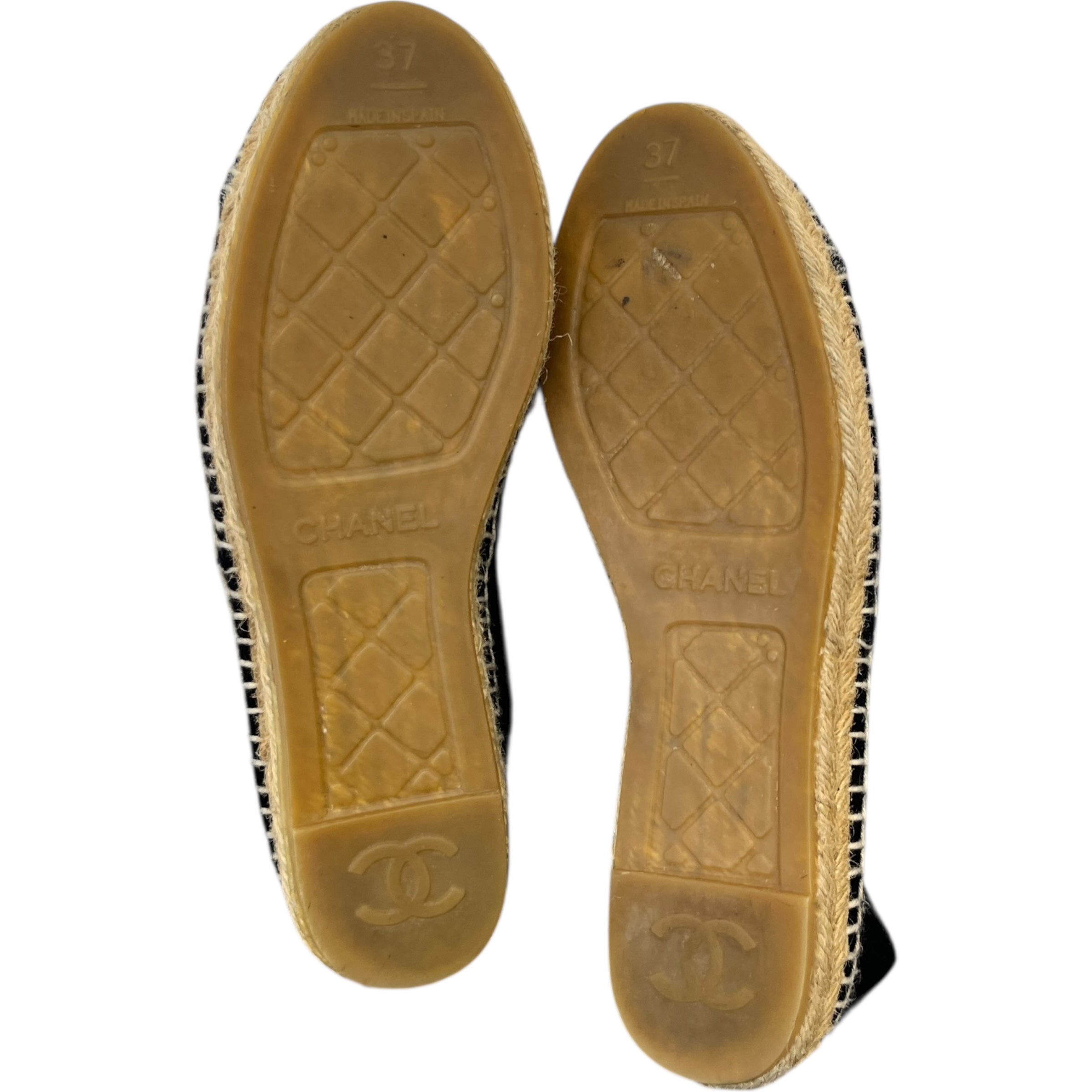 Women's Cc Tweed Espadrilles Navy Size EU 37 / UK 4