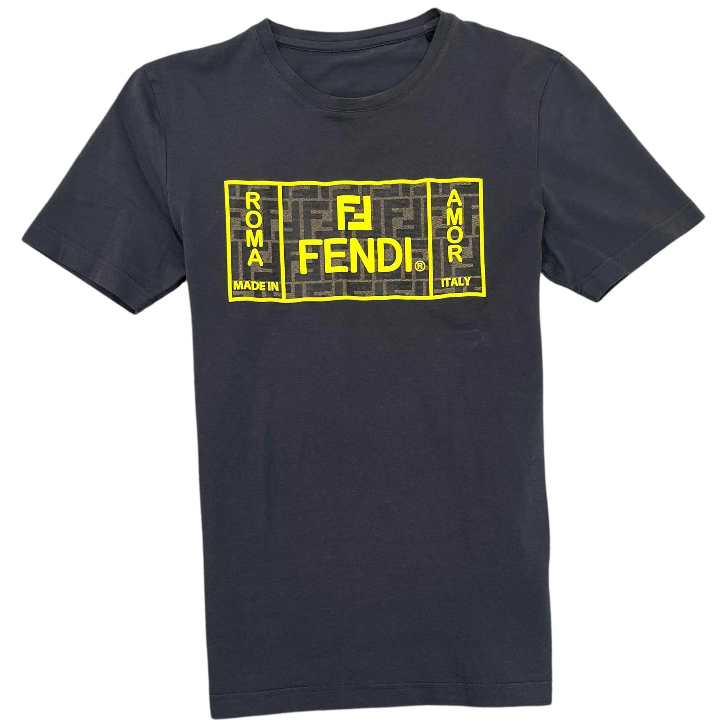 Men's Ff Logo T-Shirt Charcoal Size XS