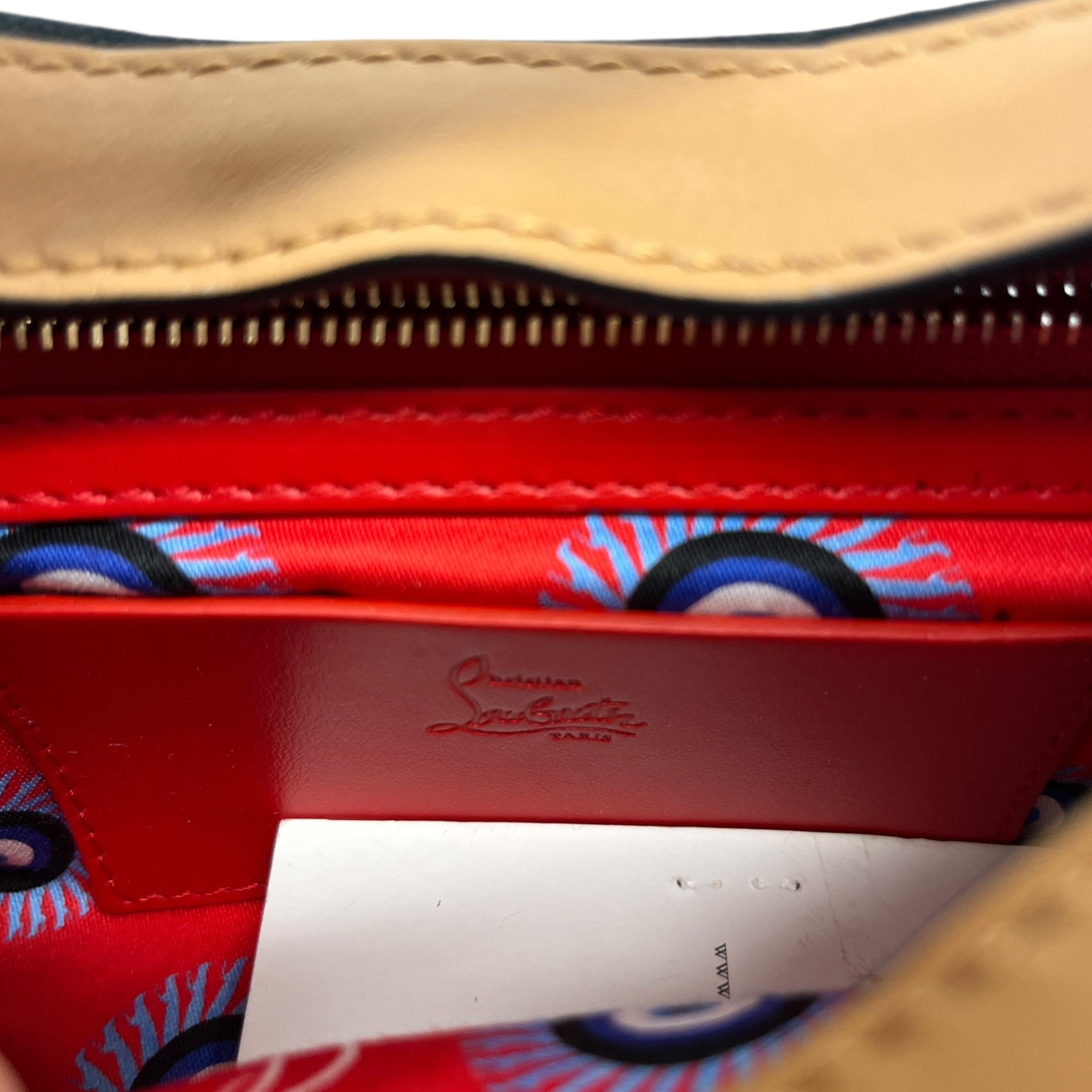 Women's Carasky Embroidered Stud Greek Shoulder Bag Brown