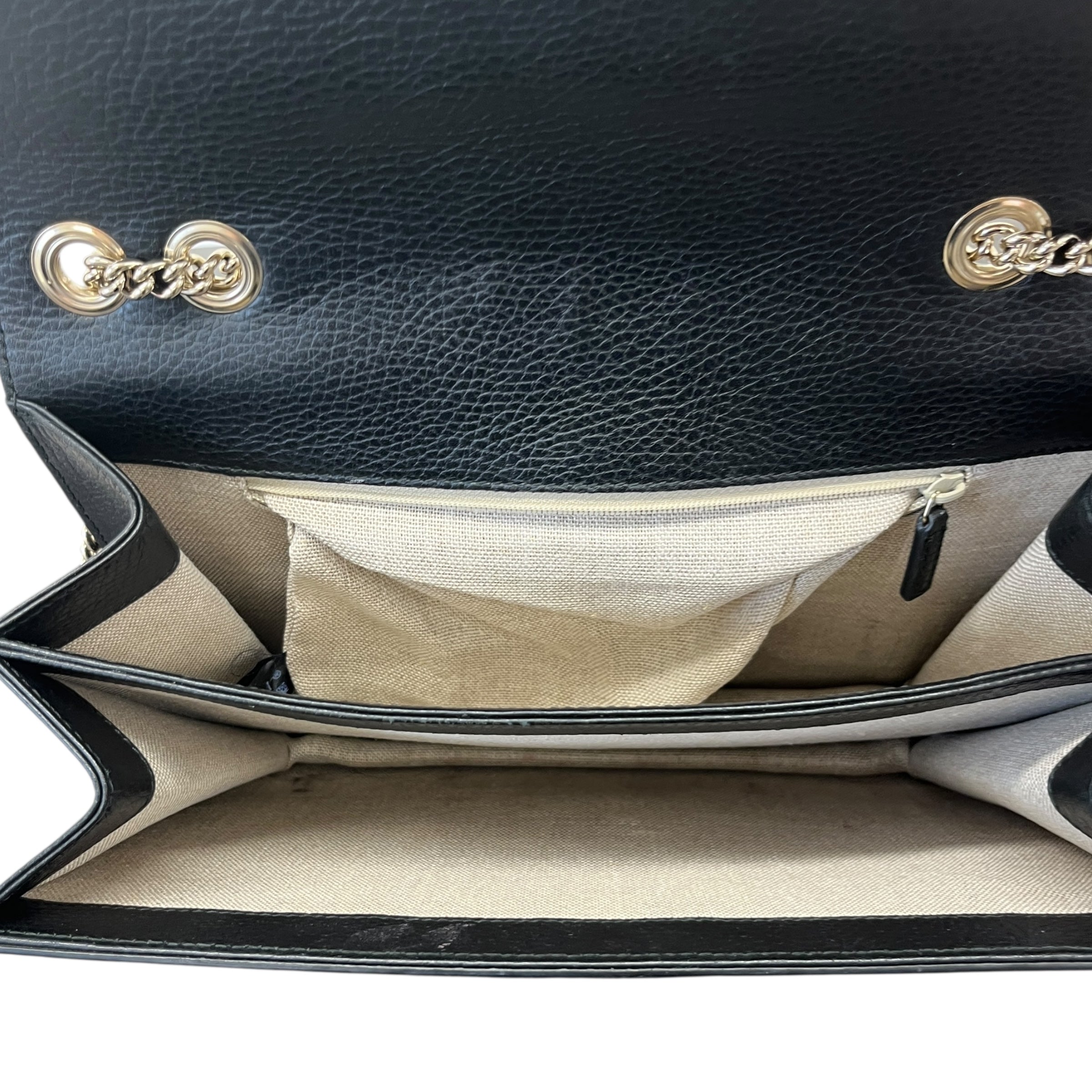 Women's Interlocking G Handbag Black