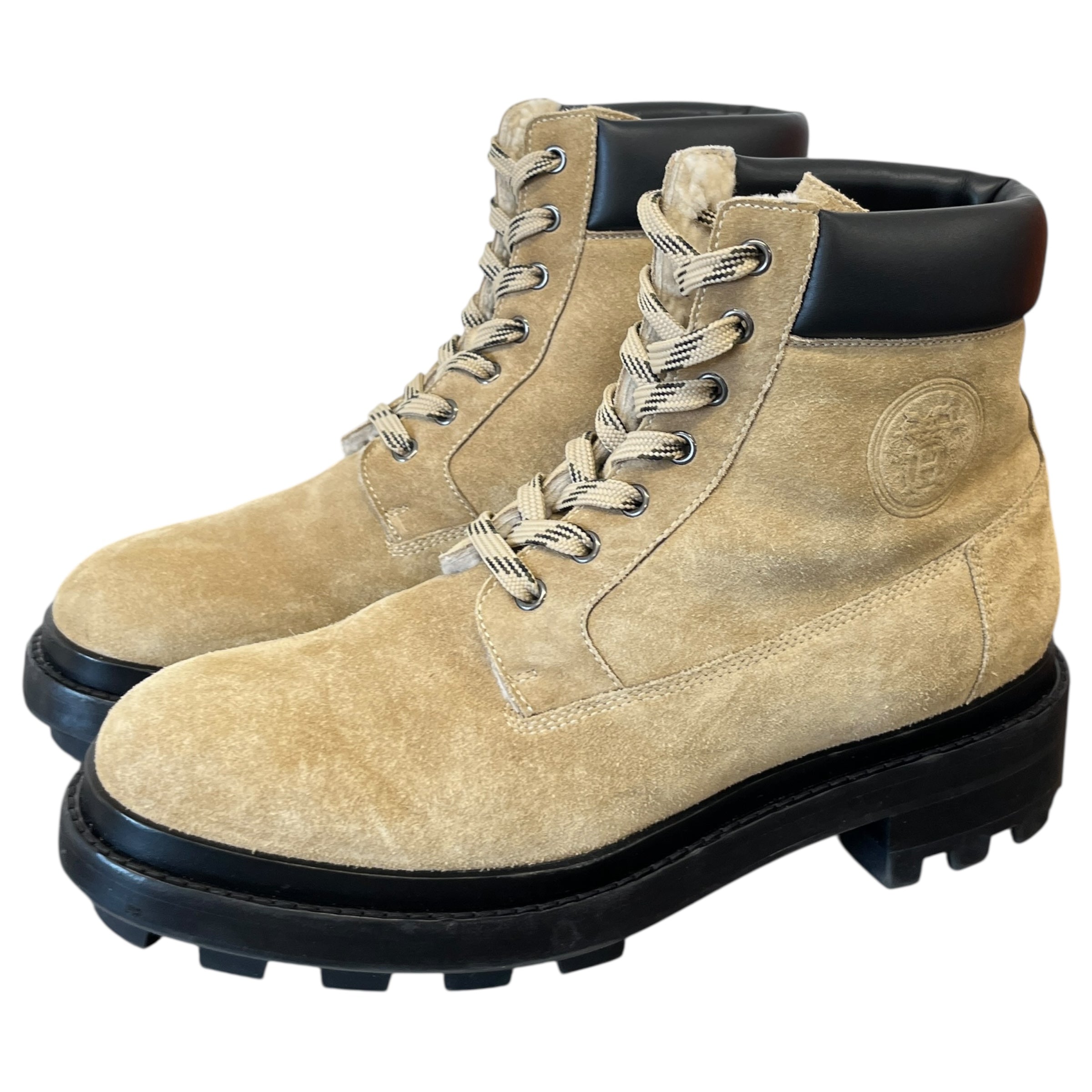 Men's Fair Ankle Boots Beige Size EU 42.5 / UK 8.5