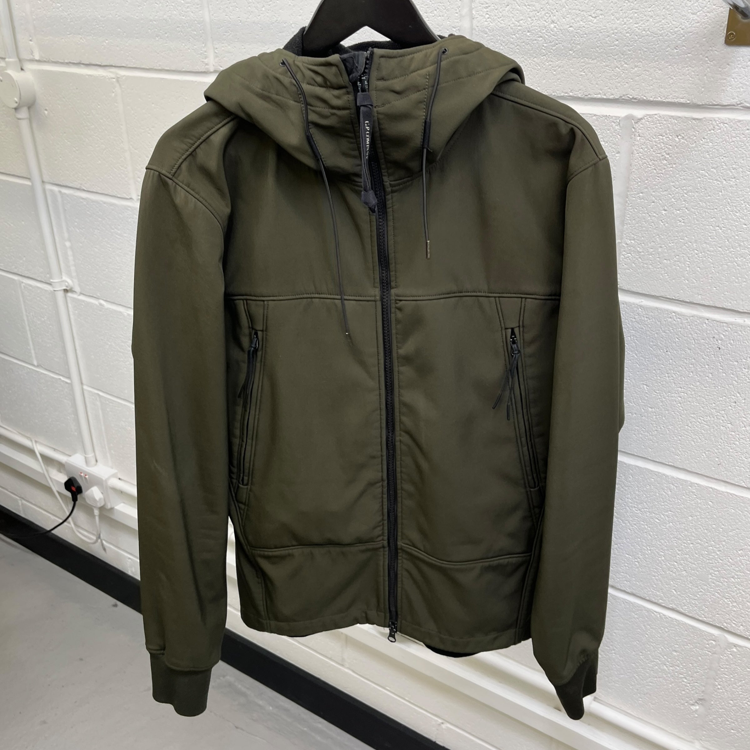 Men's Goggle Shell Jacket Khaki Size IT 52 / XL