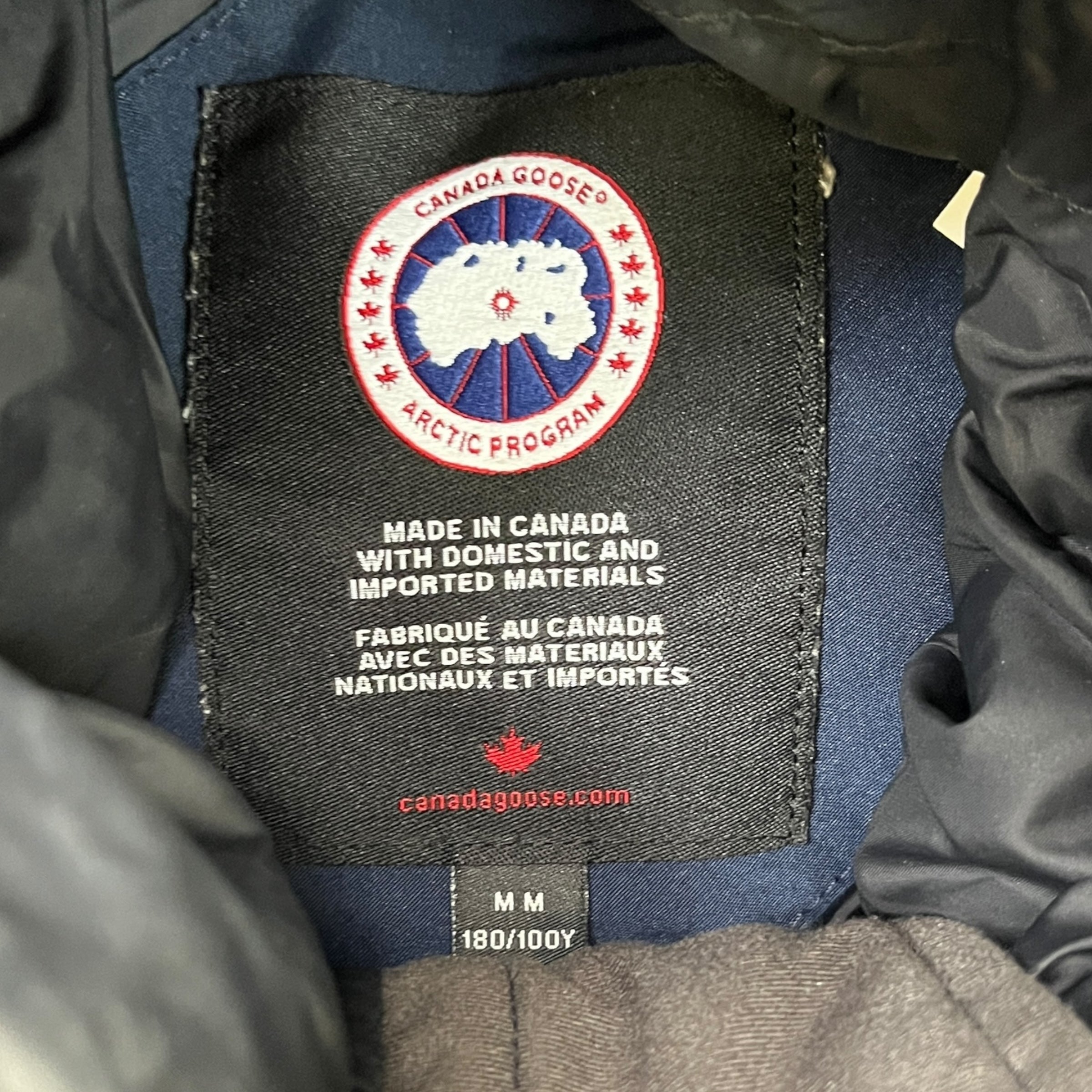 Men's Macmillan Parka Down Jacket Navy Size M