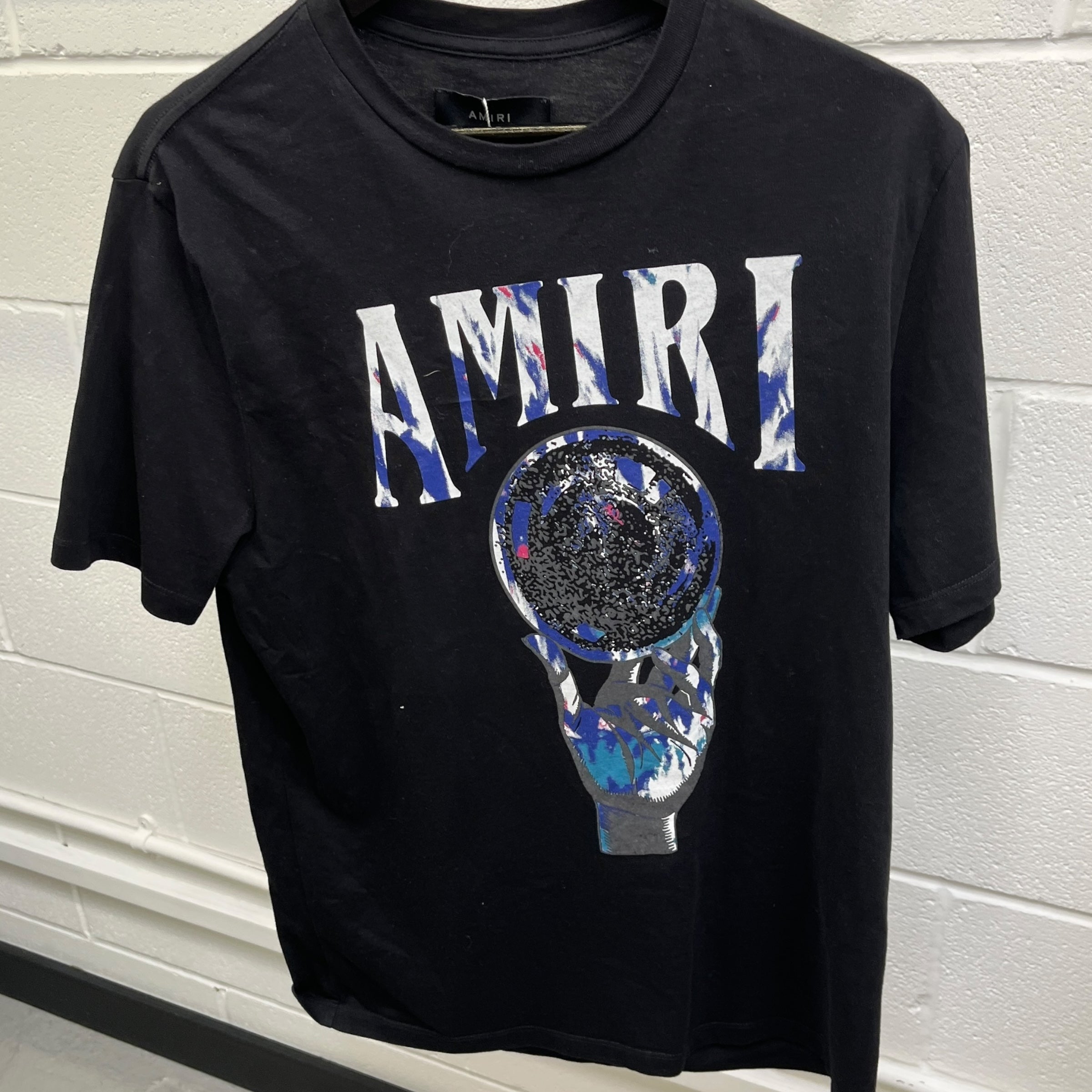 Men's Crystal Ball Logo T-Shirt Black Size L