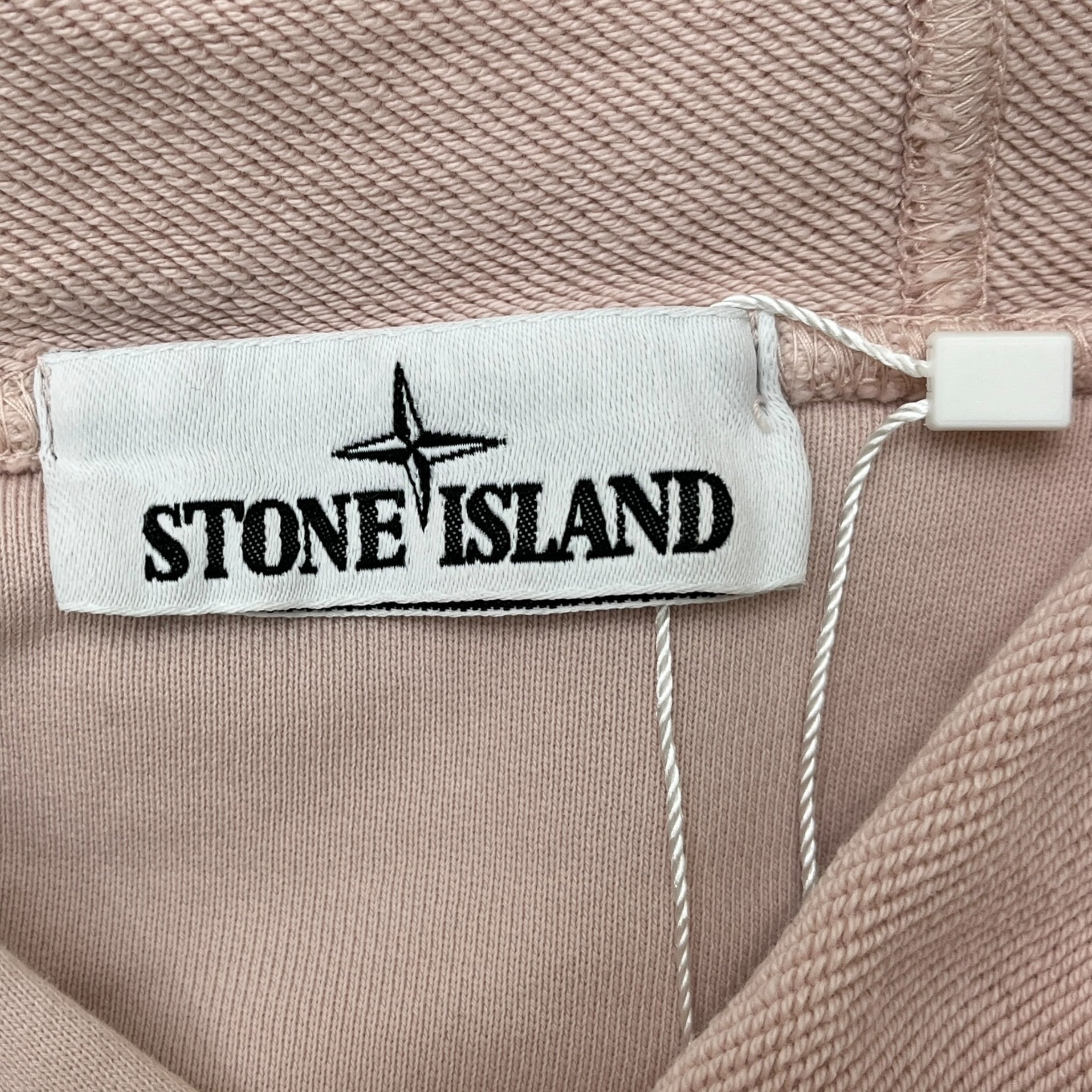 Men's Applique Logo Hoodie Pink Size M