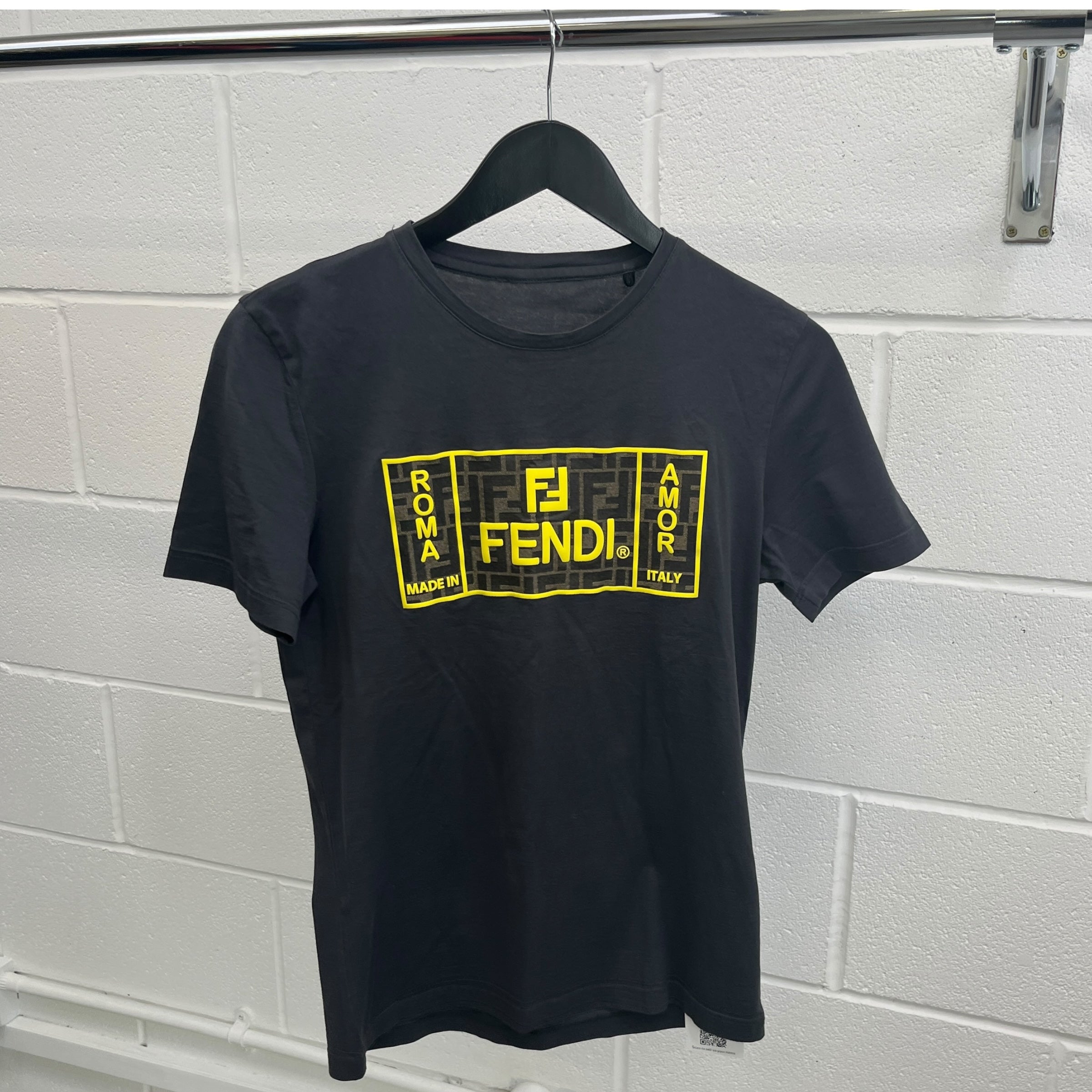 Men's Ff Logo T-Shirt Charcoal Size XS