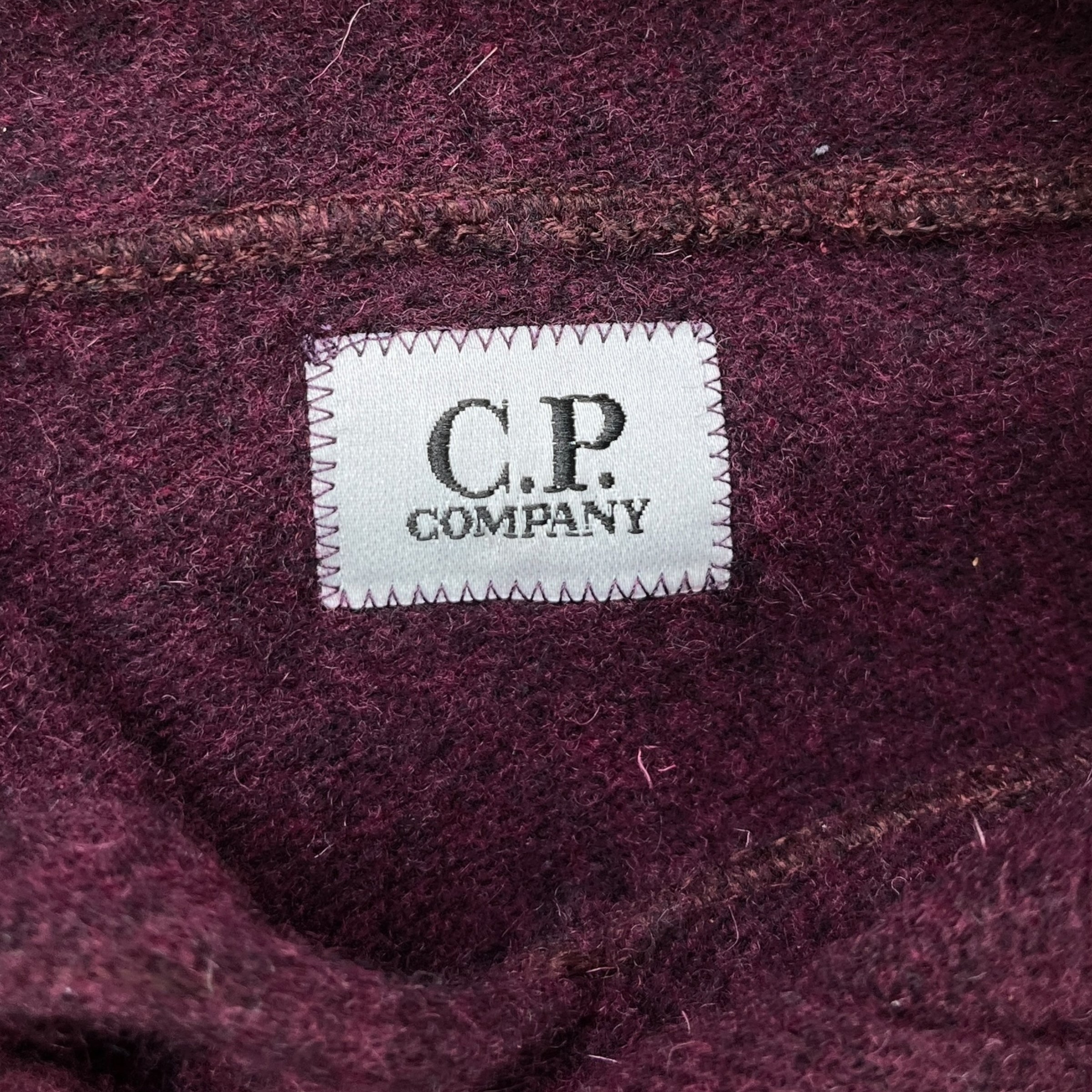 Men's Lens Hoodie Burgundy Size IT 50 / UK L