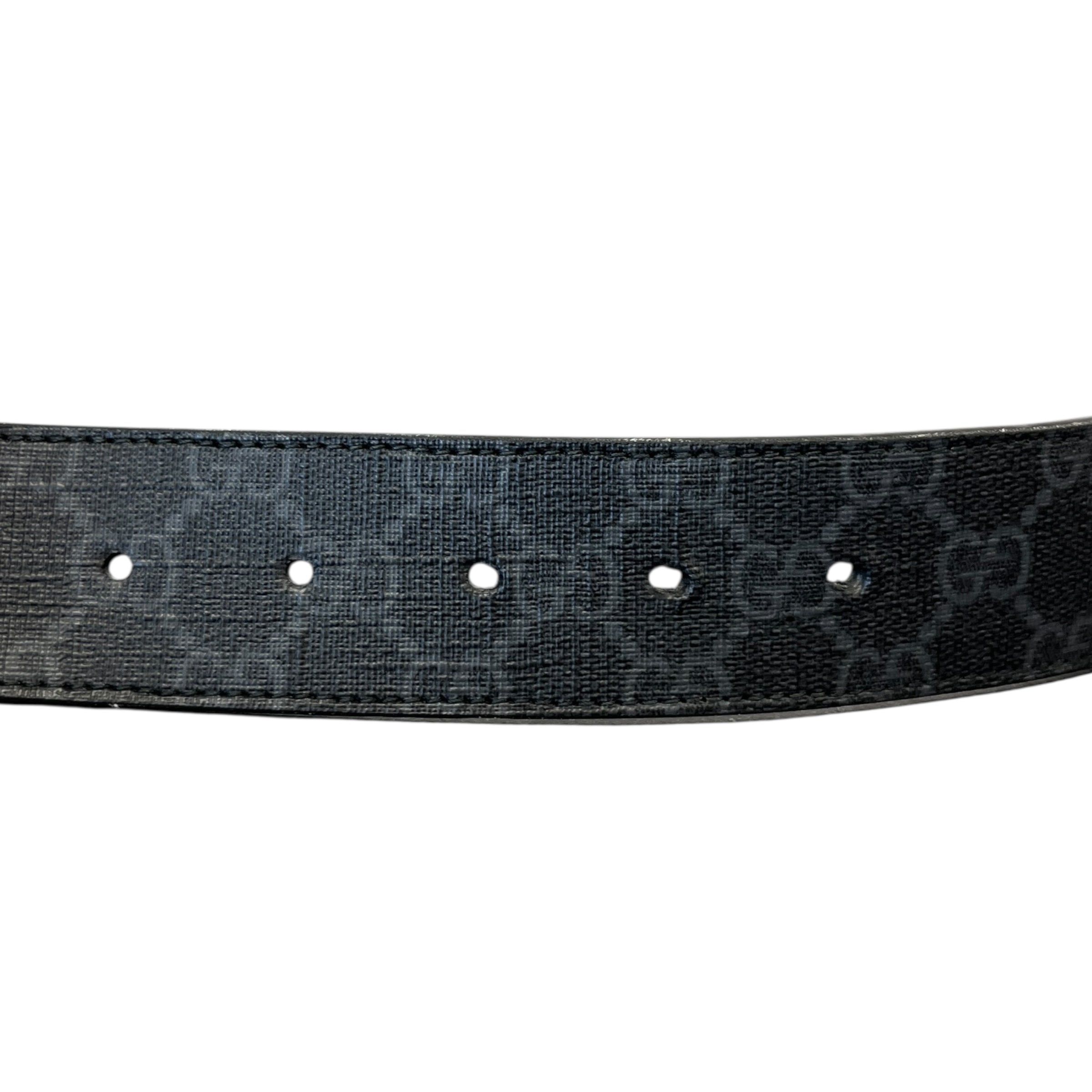 Men's Gg Supreme Interlocking G Belt Black