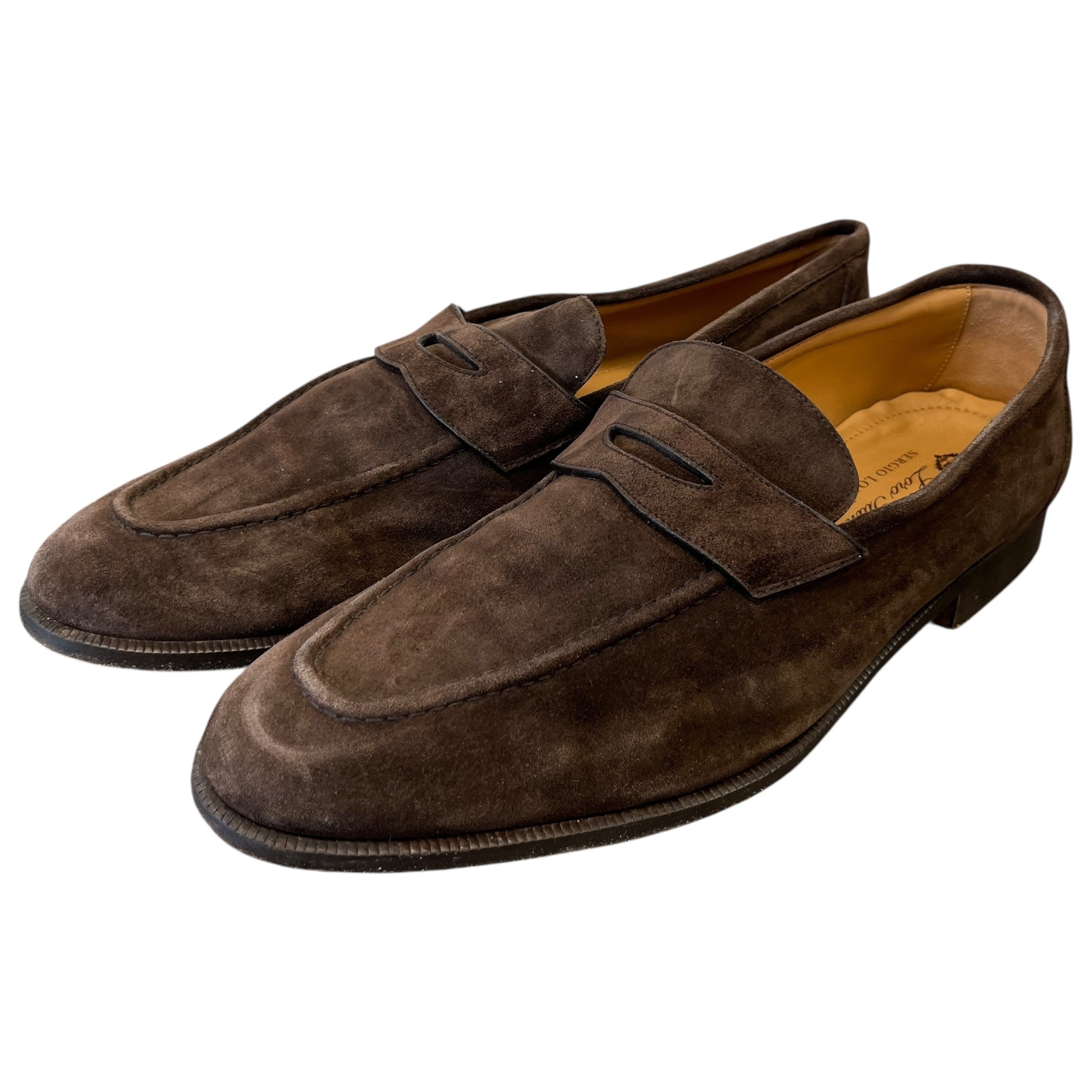 Men's Sergio Loafers Brown Size EU 44 / UK 10