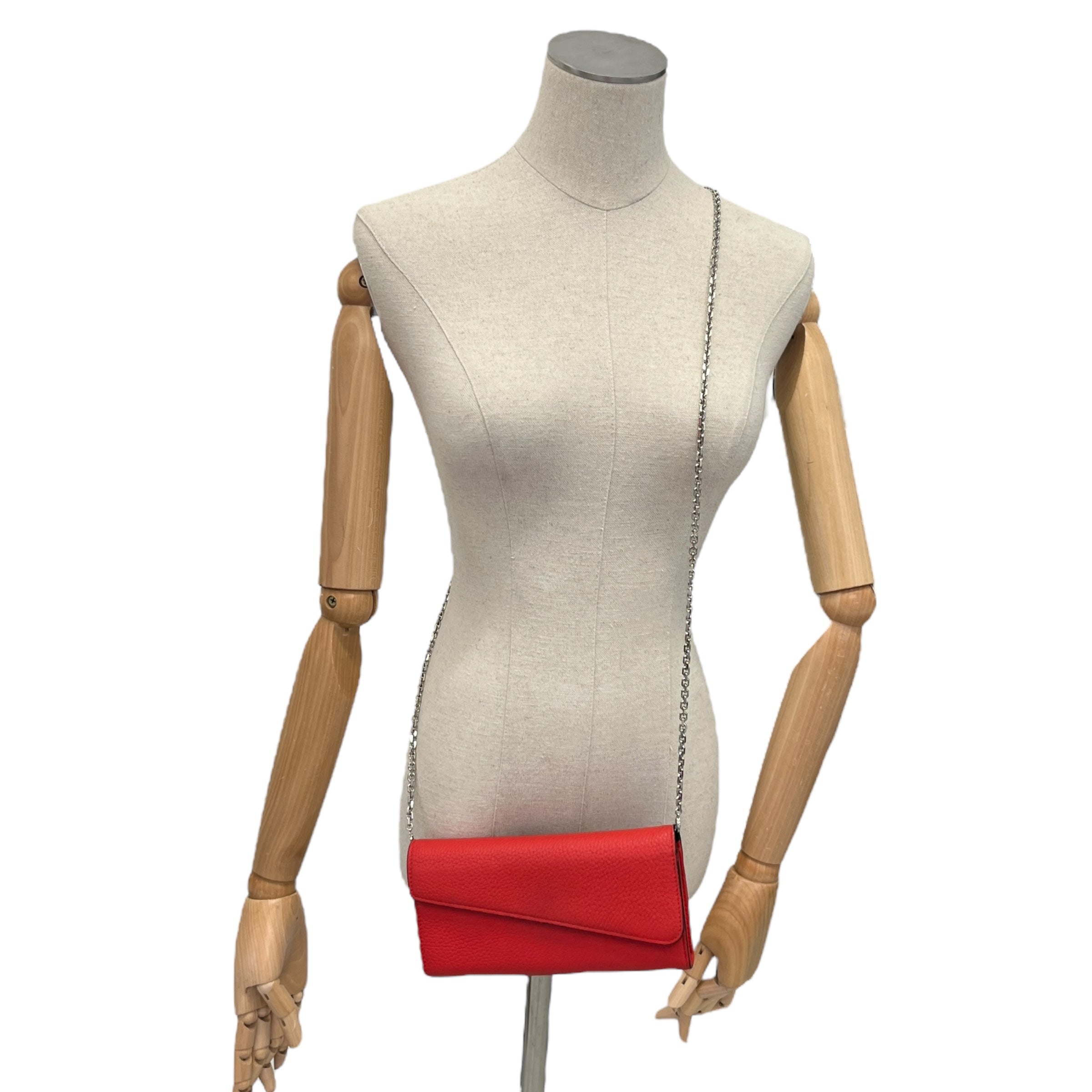 Women's Wallet On Chain Woc Bag Red