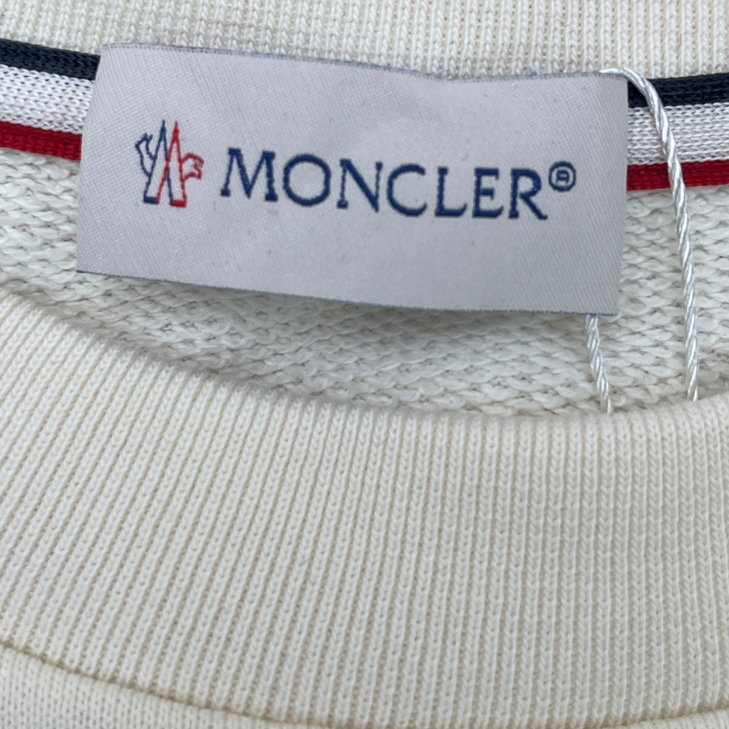 Men's Maglia Girocollo Sweatshirt Cream Size L