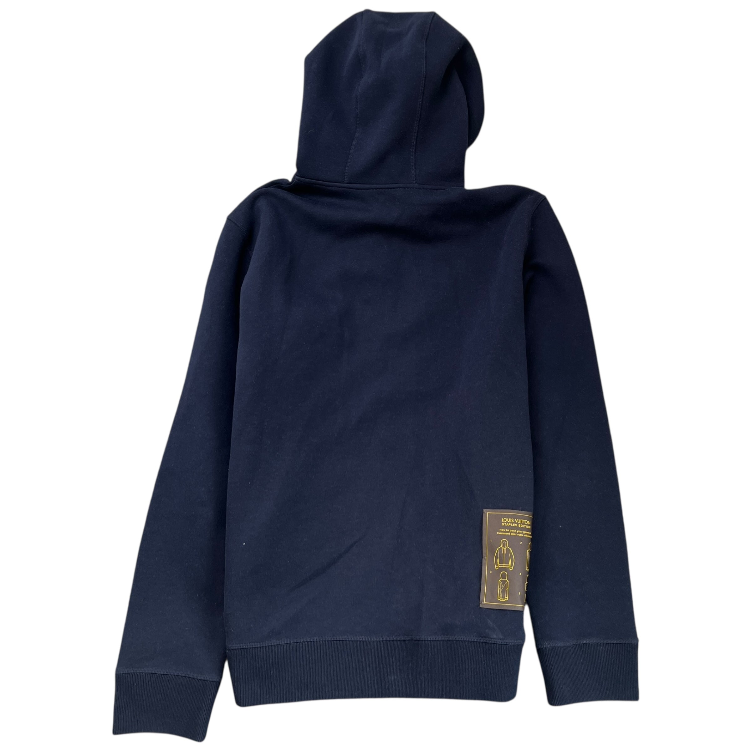 Men's Double-Faced Travel Hoodie Navy Size XL