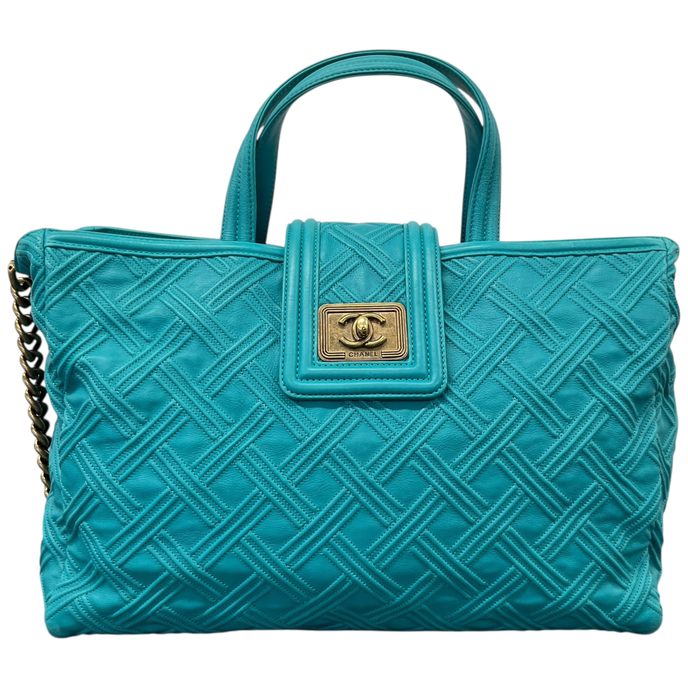 Women's Retro Girl Tote Handbag Blue