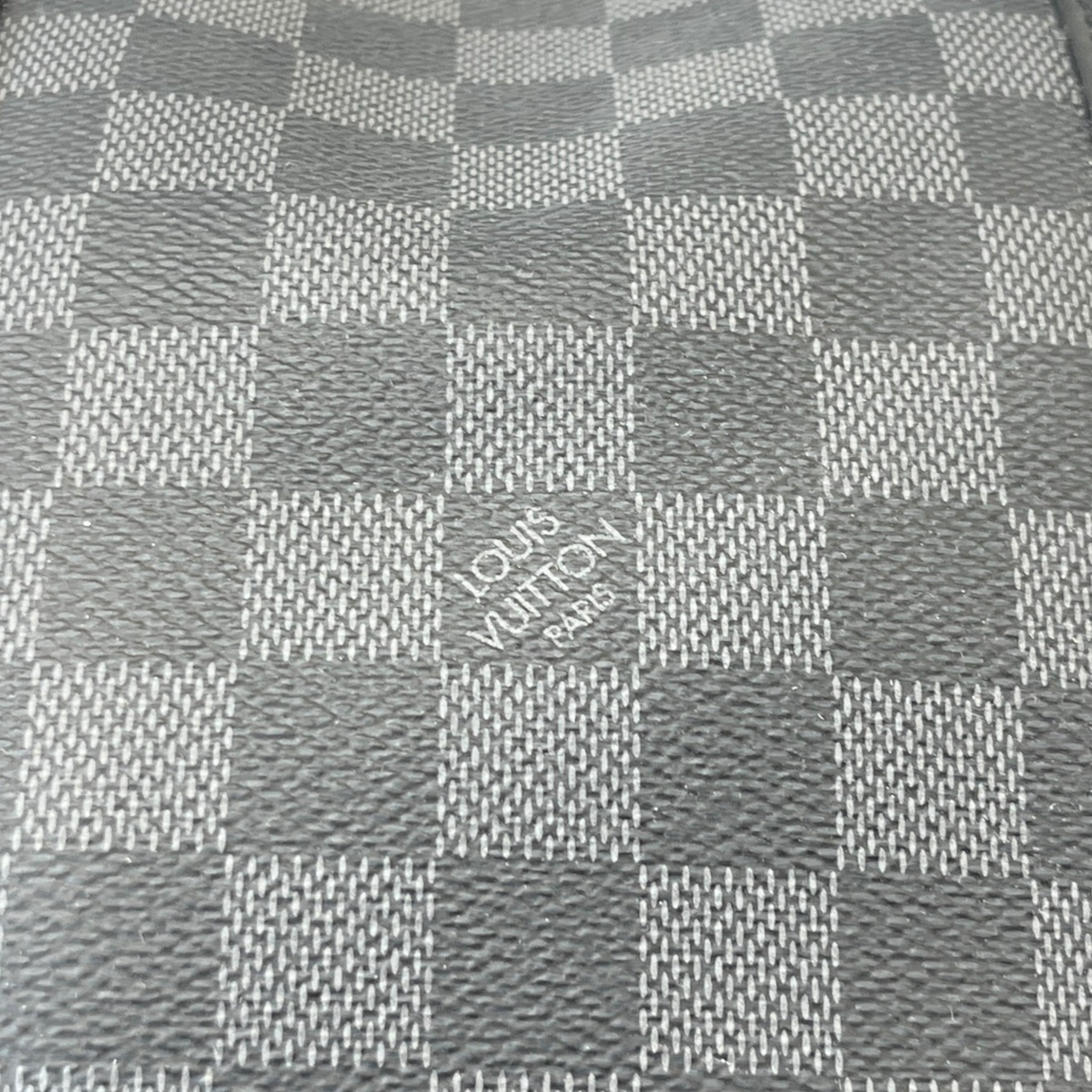 Men's Damier Graphite Keepall Bandoulière 55 Bag Charcoal