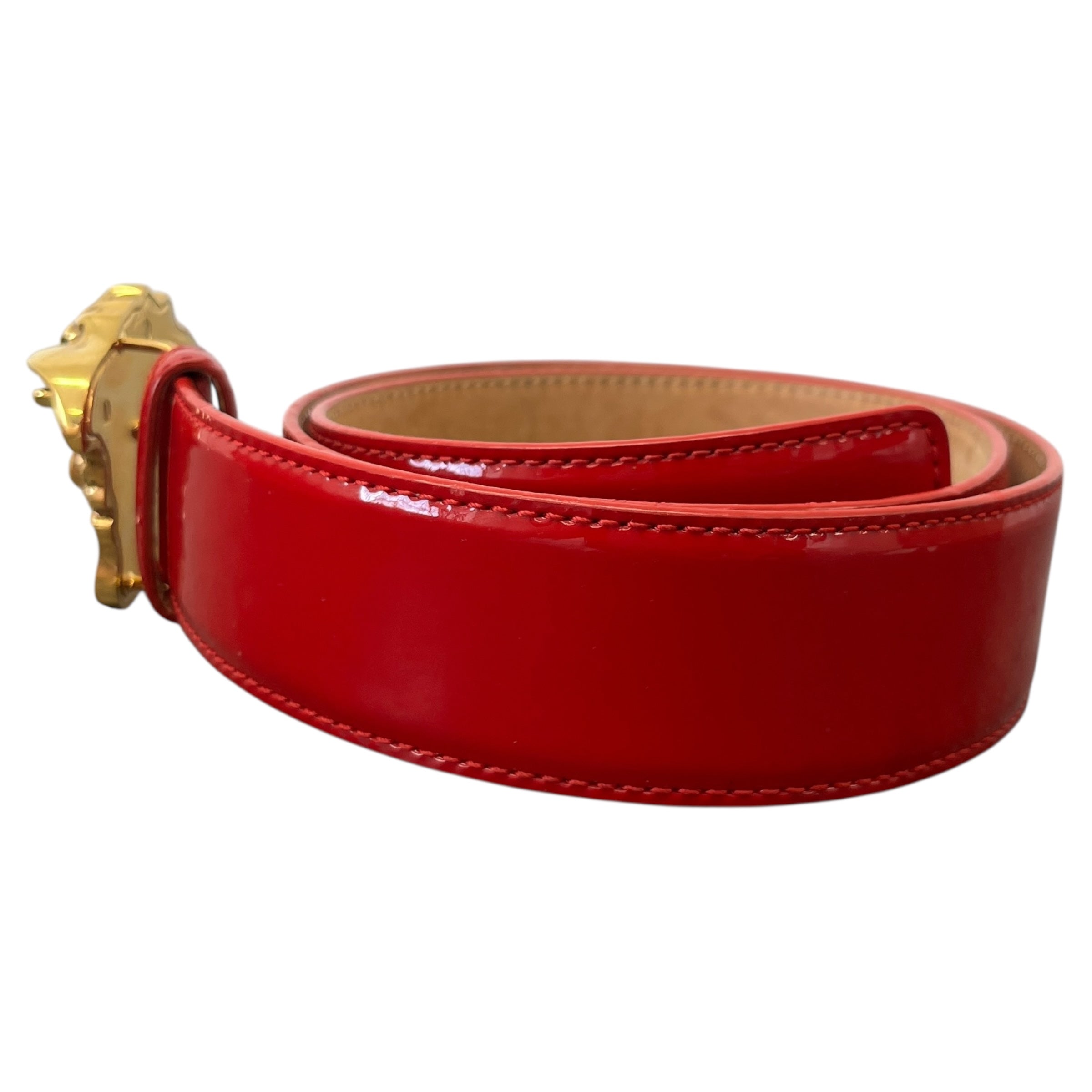 Men's Medusa Belt Red