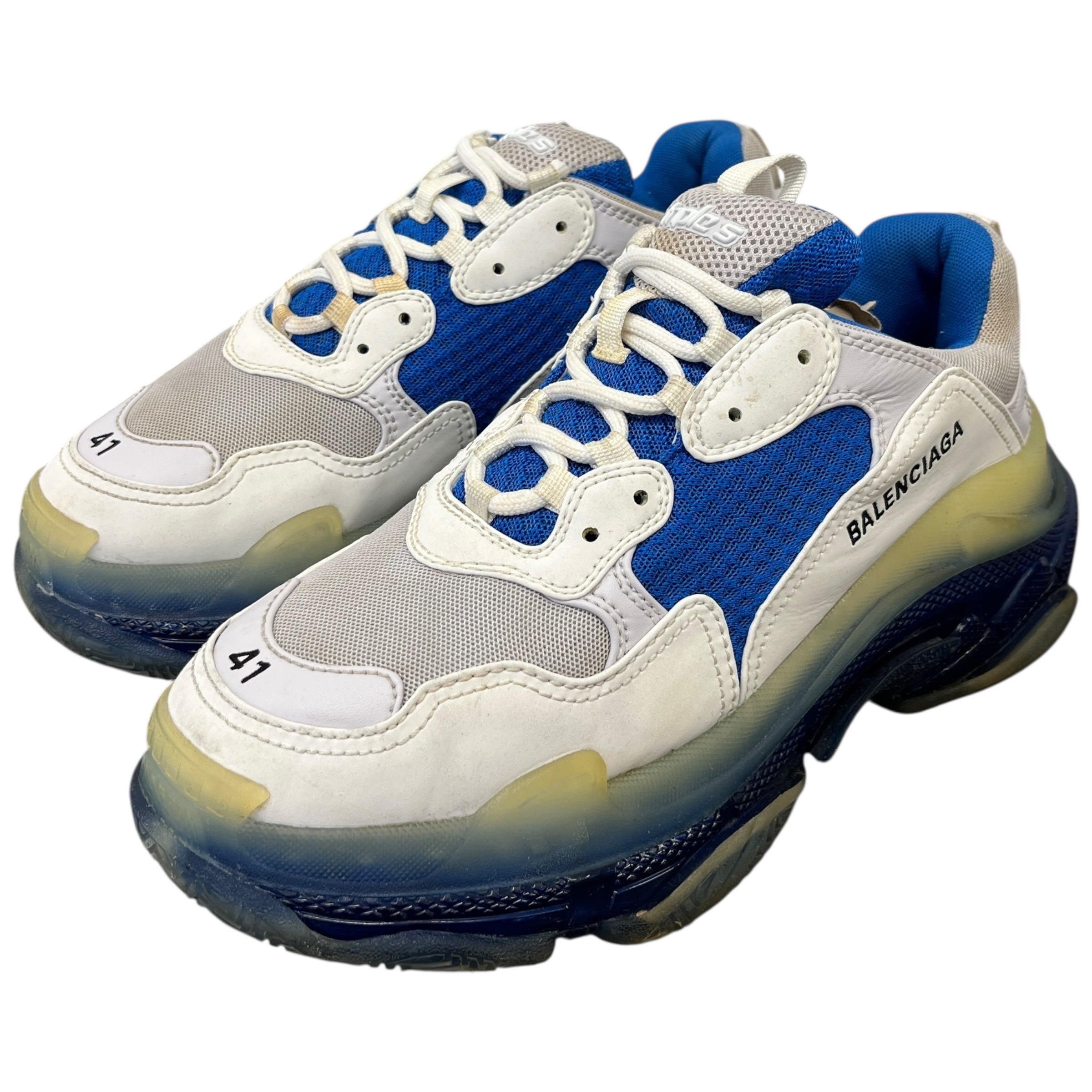 Men's Triple S Low Trainers Blue Size EU 41 / UK 7