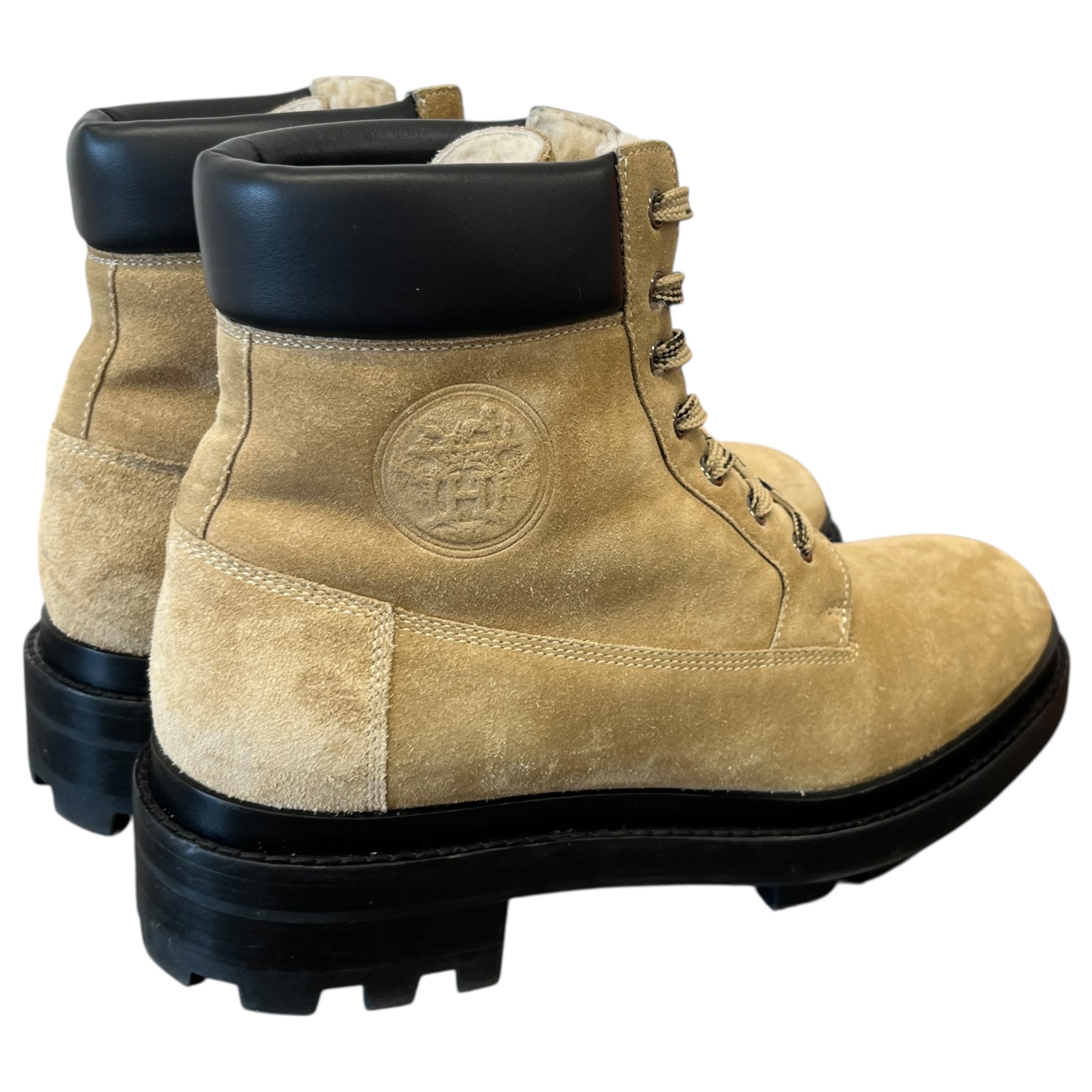 Men's Fair Ankle Boots Beige Size EU 42.5 / UK 8.5