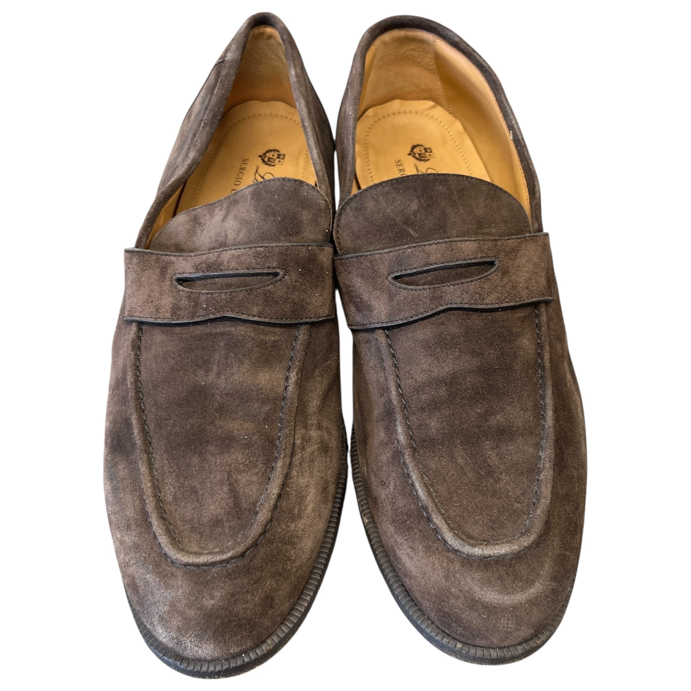 Men's Sergio Loafers Brown Size EU 44 / UK 10