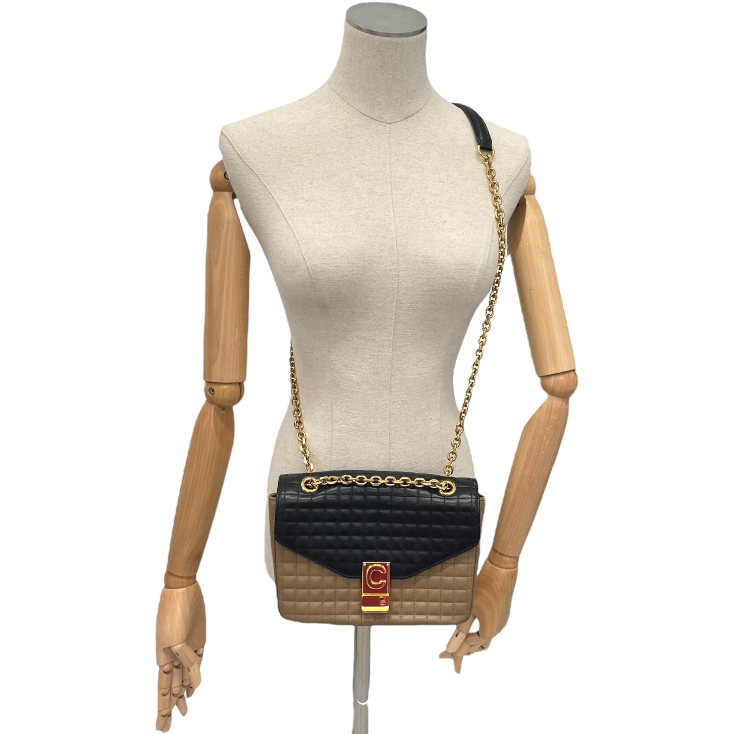 Women's Medium C Bag Beige